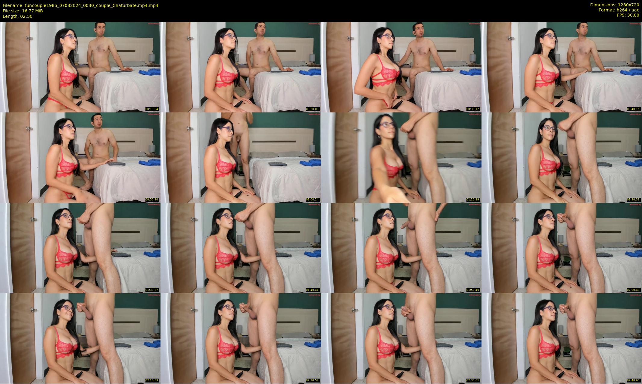 funcouple1985 — 3 minute Chaturbate couple cam show recording, 720p, Mar 7, 2024