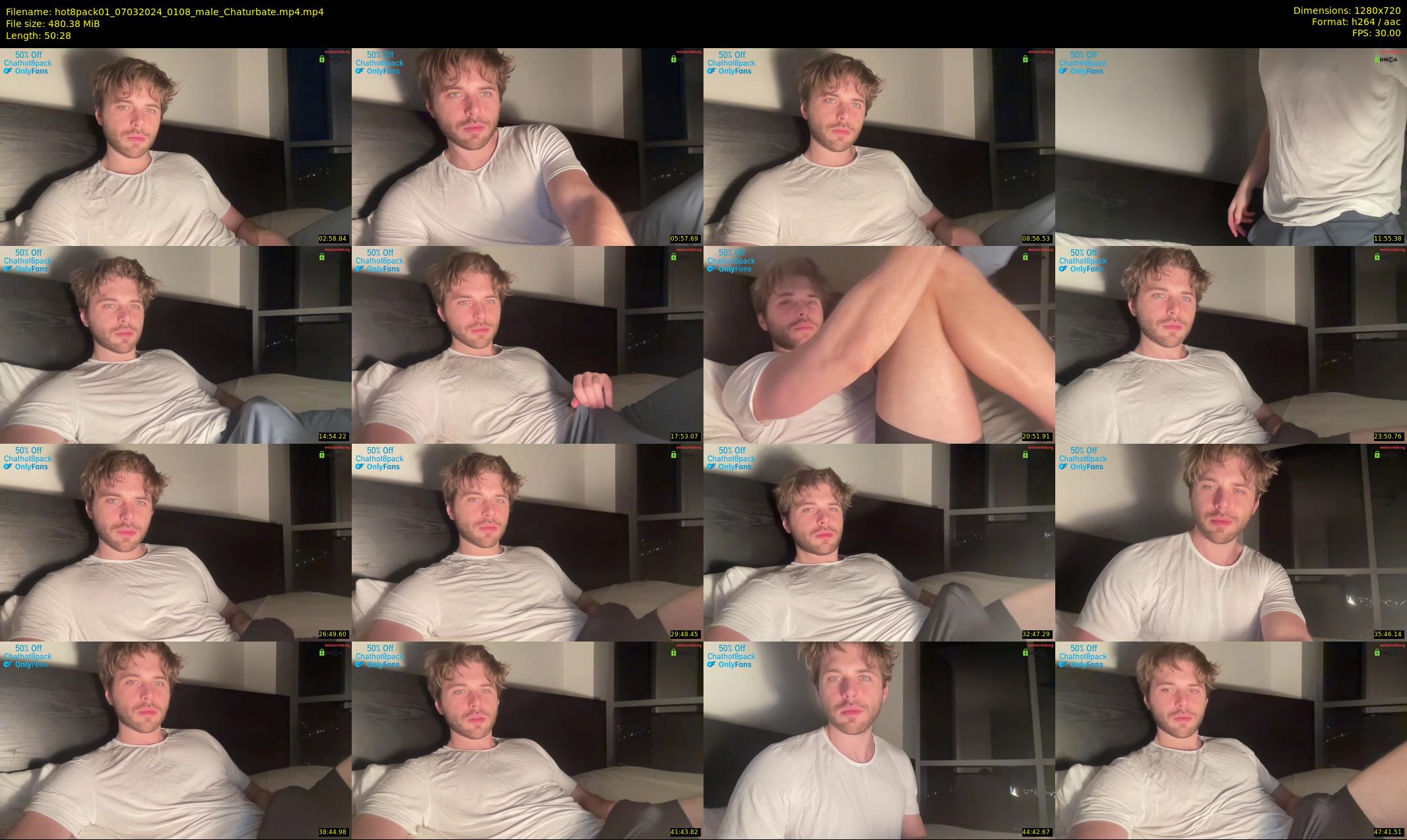 hot8pack01 — 51 minute Chaturbate male cam show recording, 720p, Mar 7, 2024