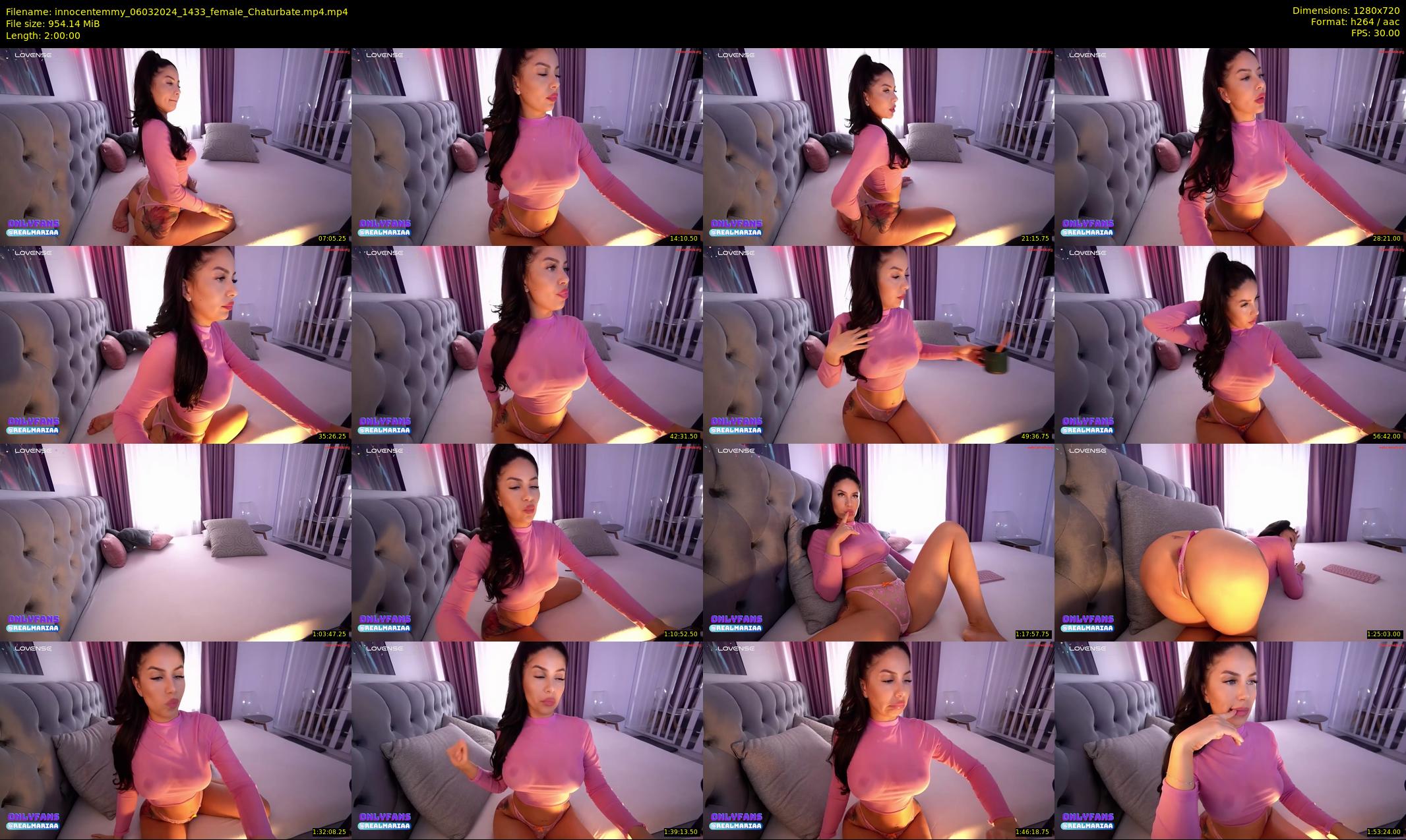 innocentemmy — 120 minute Chaturbate female cam show recording, 720p, Mar 6, 2024