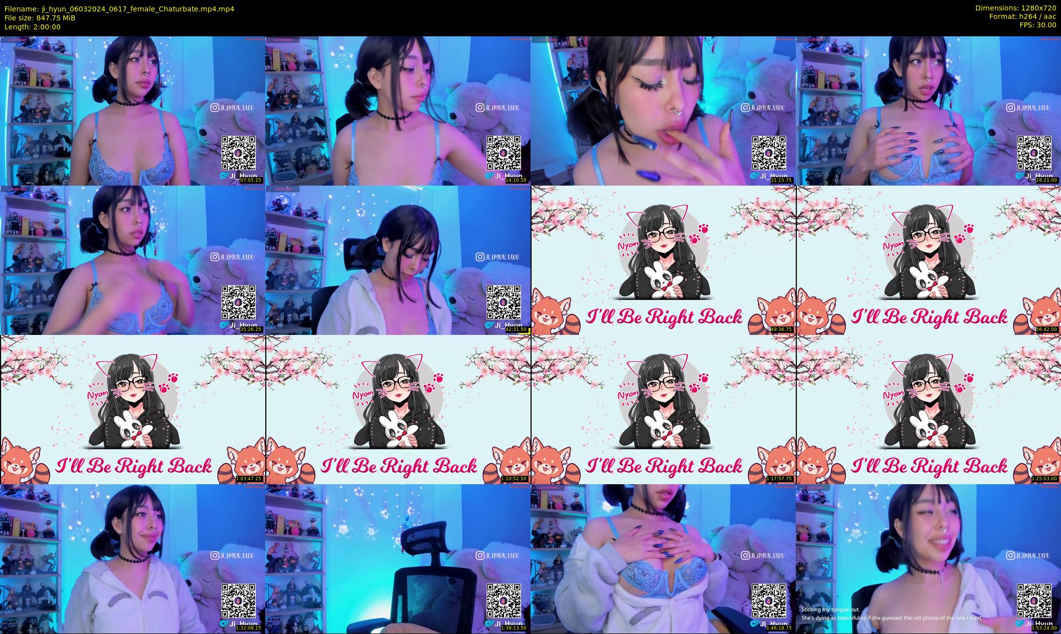 ji_hyun — 120 minute Chaturbate female cam show recording, 720p, Mar 6, 2024