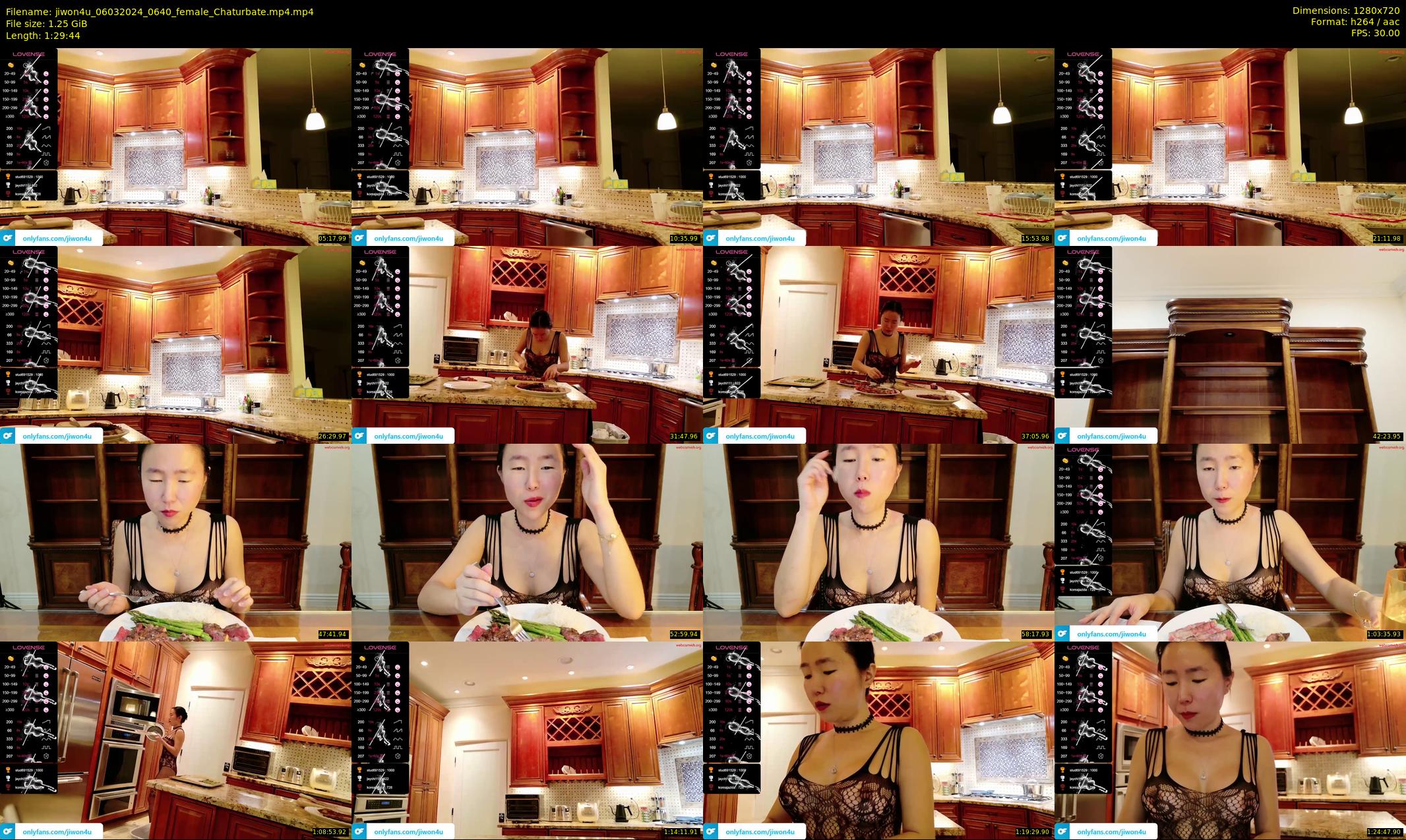 jiwon4u — 90 minute Chaturbate female cam show recording, 720p, Mar 6, 2024