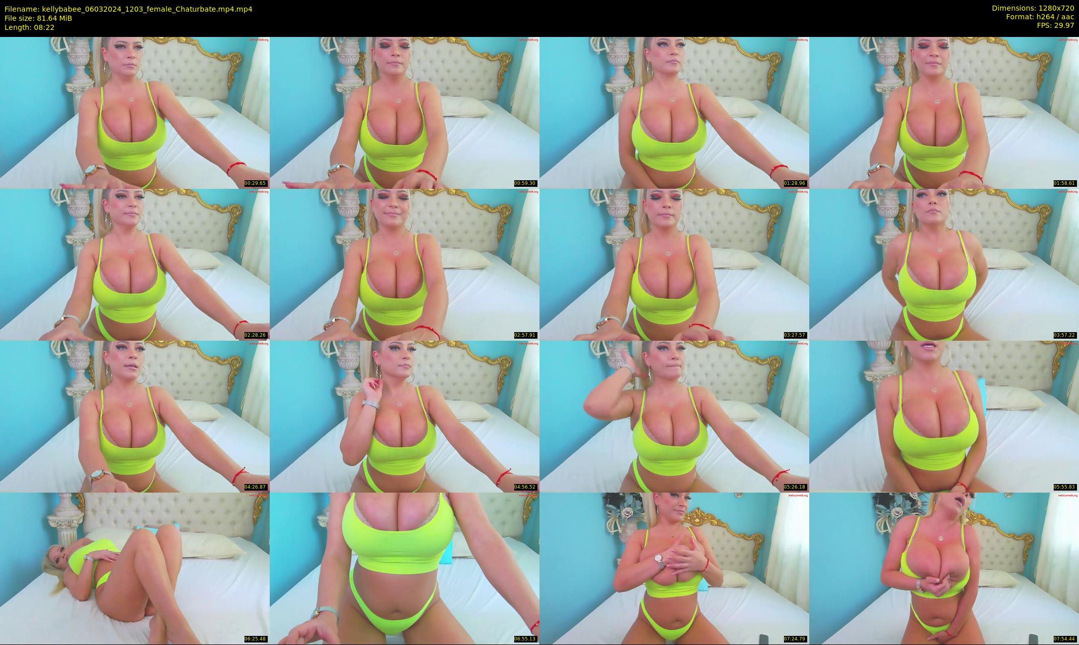 kellybabee — 9 minute Chaturbate female cam show recording, 720p, Mar 6, 2024