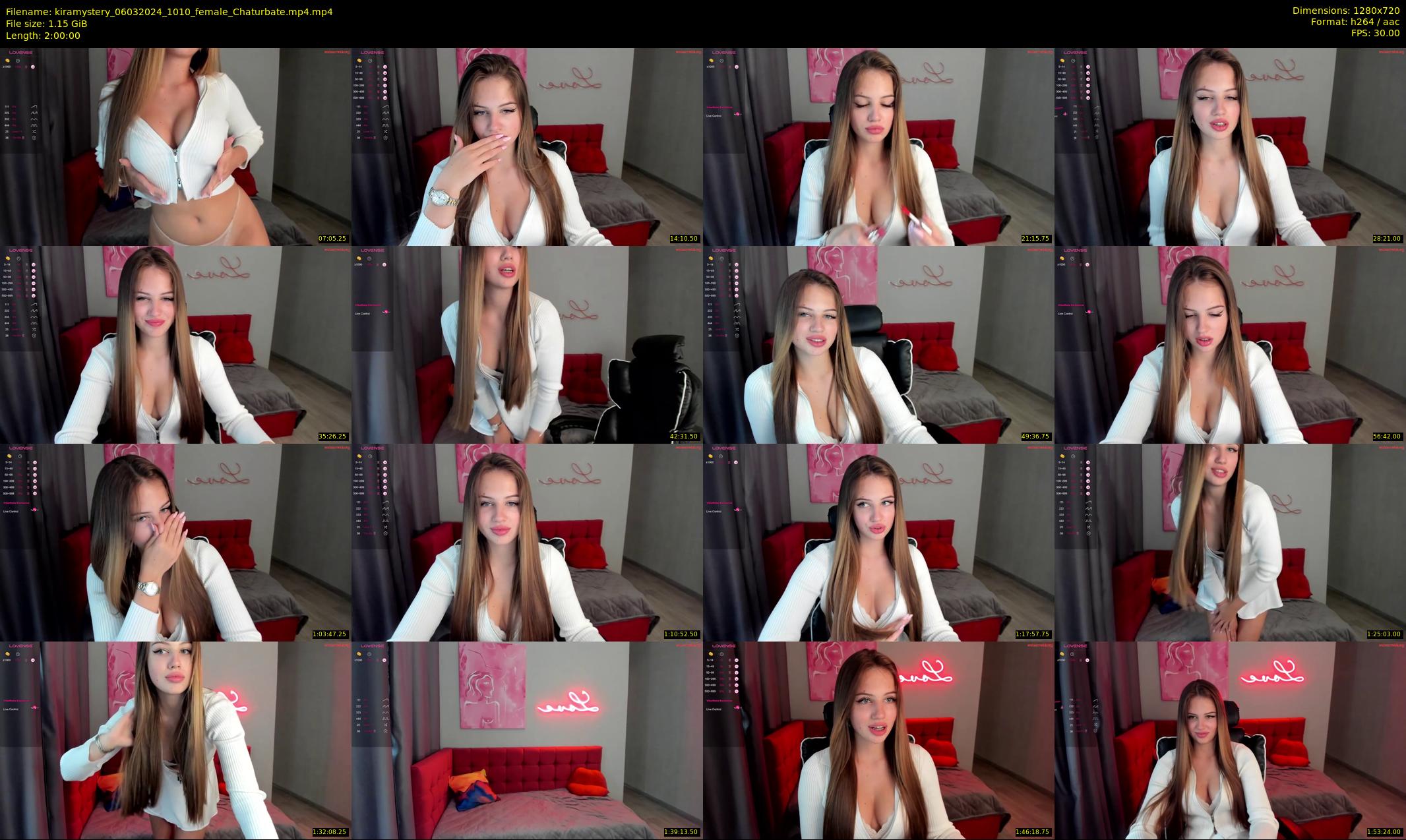 kiramystery — 120 minute Chaturbate female cam show recording, 720p, Mar 6, 2024