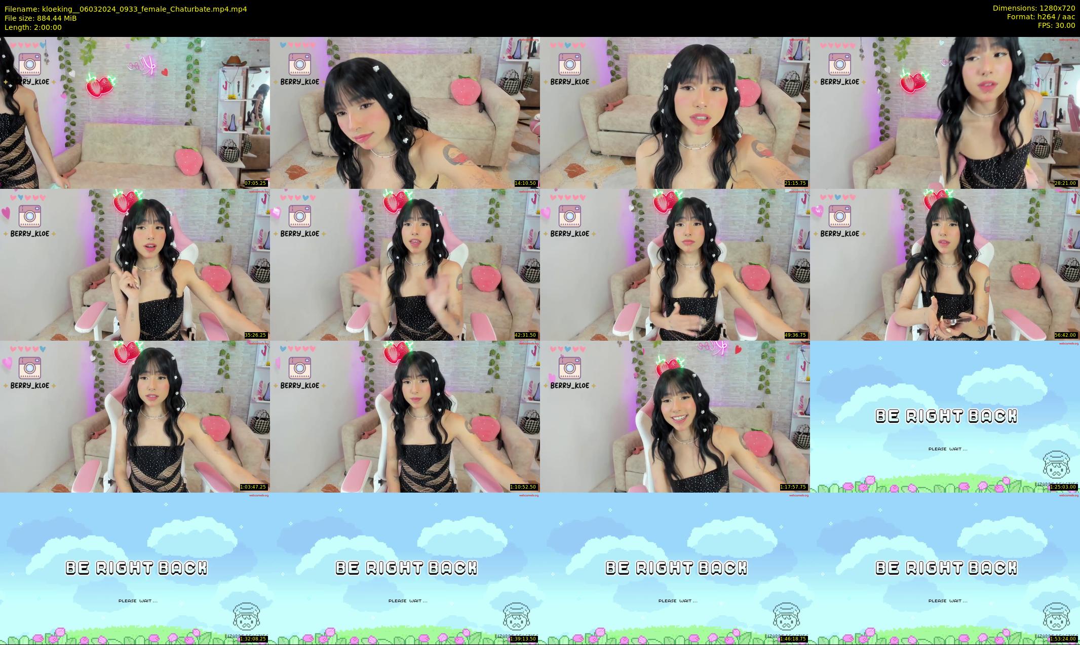 kloeking_ — 120 minute Chaturbate female cam show recording, 720p, Mar 6, 2024