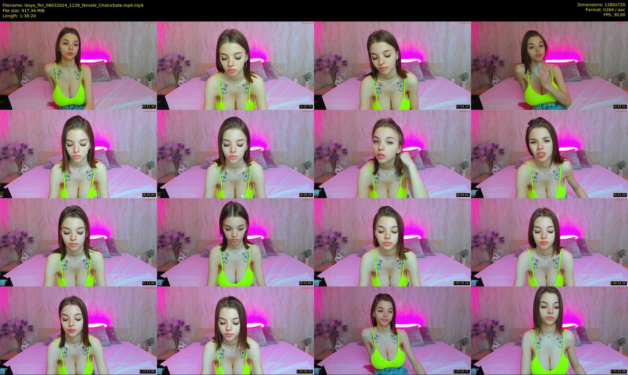 lesya_flin — 97 minute Chaturbate female cam show recording, 720p, Mar 6, 2024