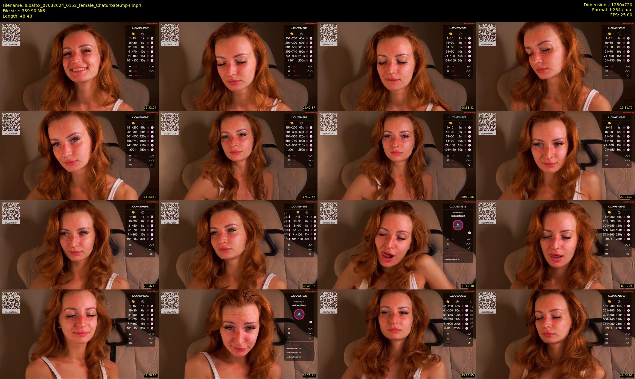lubafox — 49 minute Chaturbate female cam show recording, 720p, Mar 7, 2024