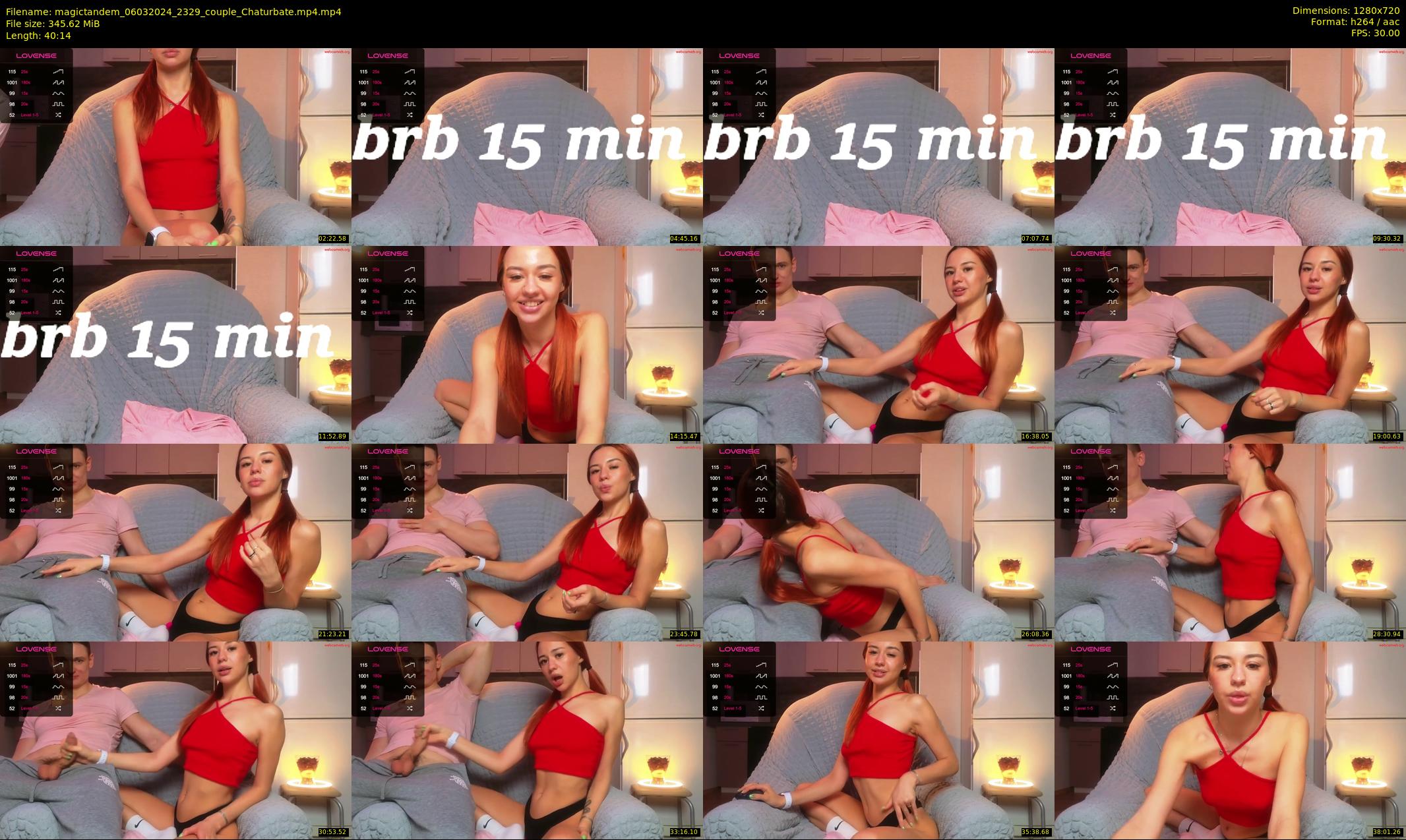 magictandem — 41 minute Chaturbate couple cam show recording, 720p, Mar 6, 2024