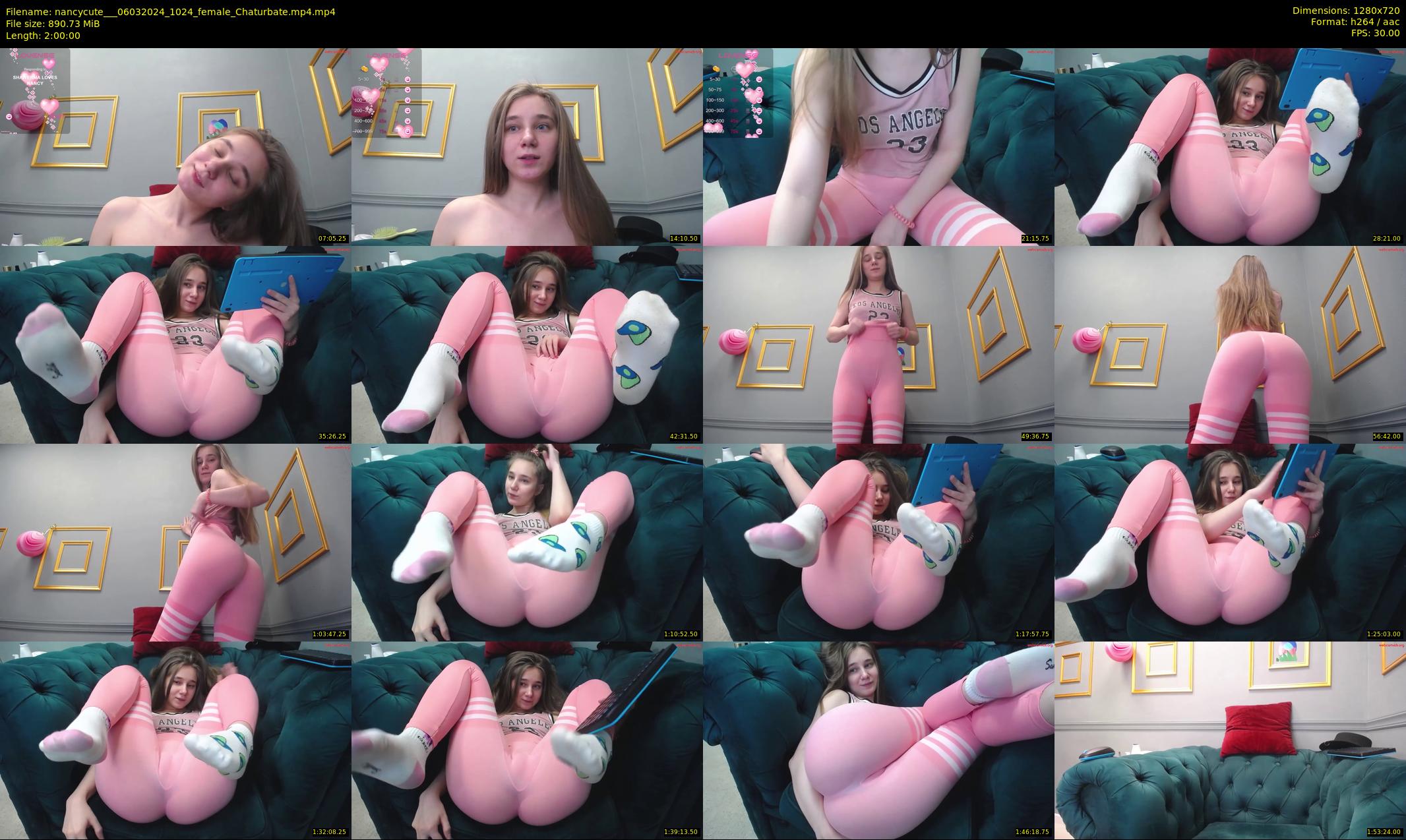 nancycute__ — 120 minute Chaturbate female cam show recording, 720p, Mar 6, 2024