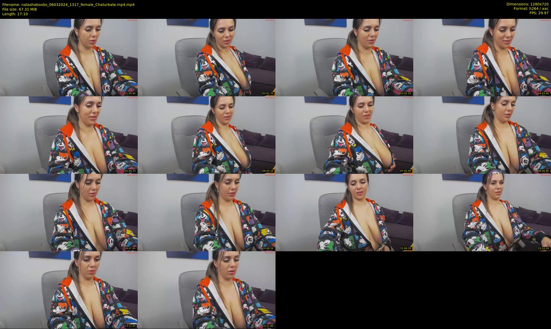 natashaboobs — 18 minute Chaturbate female cam show recording, 720p, Mar 6, 2024