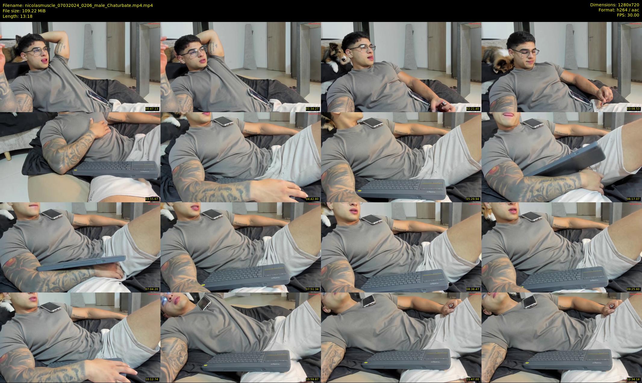 nicolasmuscle — 14 minute Chaturbate male cam show recording, 720p, Mar 7, 2024