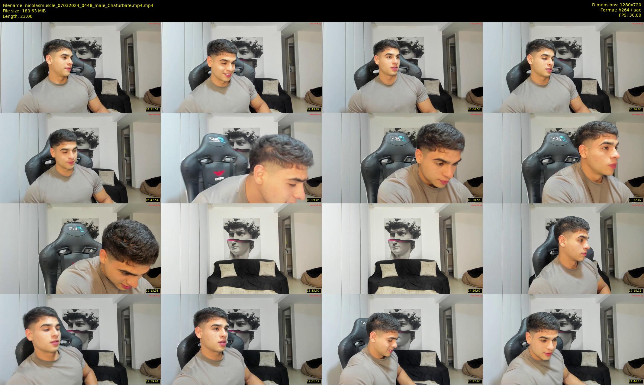 nicolasmuscle — 23 minute Chaturbate male cam show recording, 720p, Mar 7, 2024