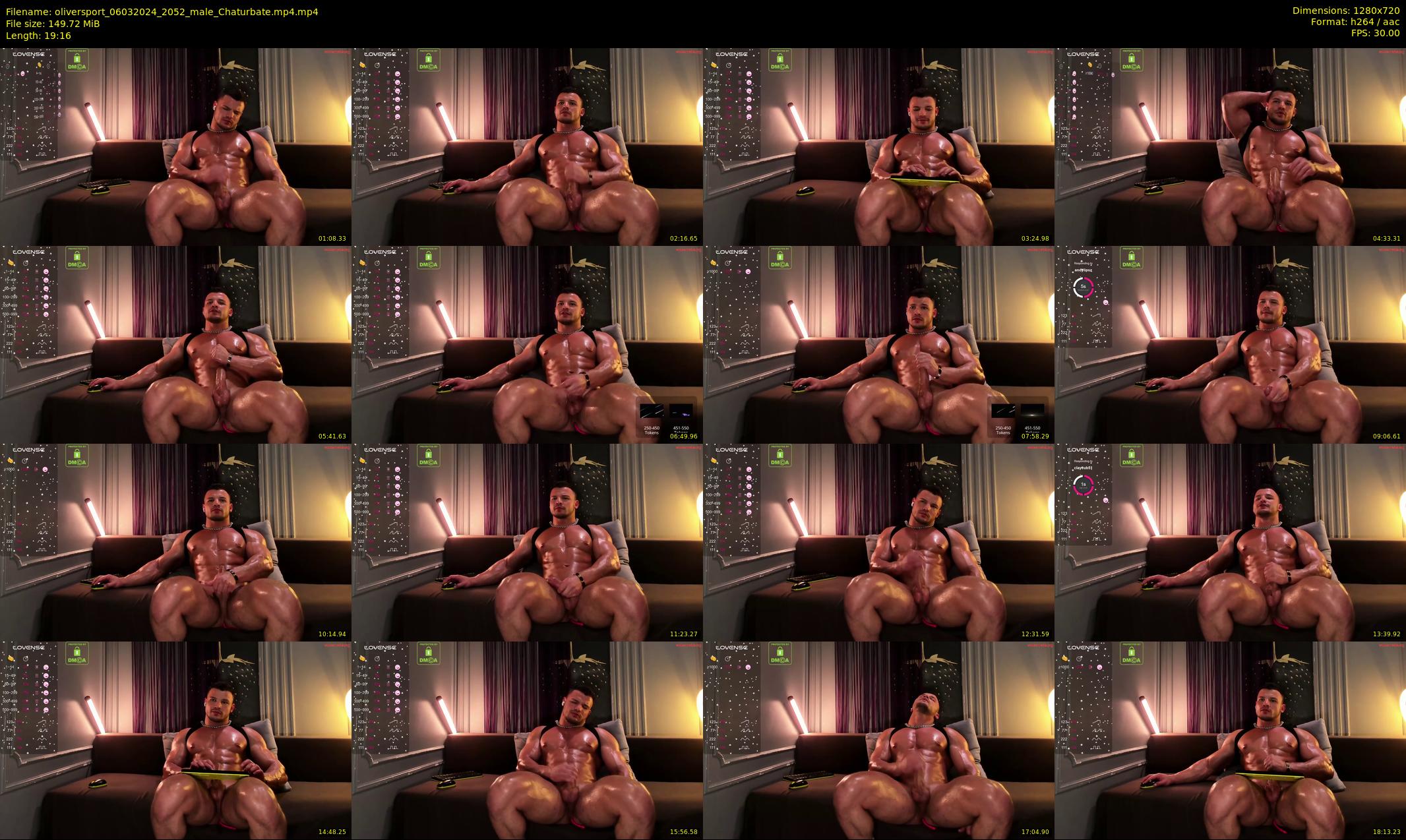 oliversport — 20 minute Chaturbate male cam show recording, 720p, Mar 6, 2024