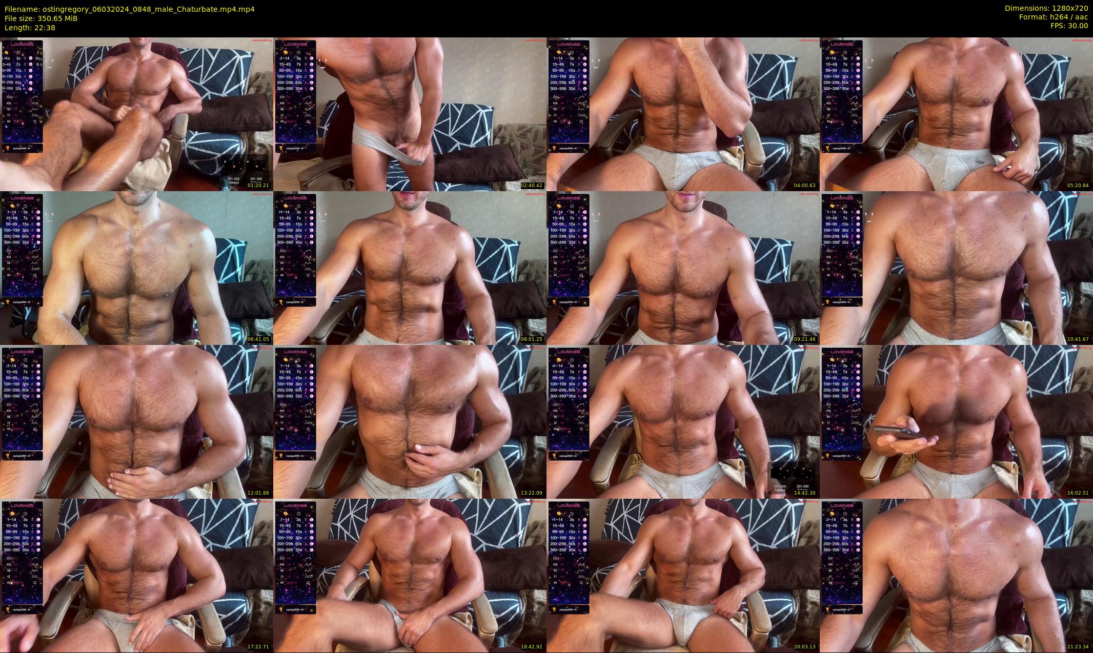 ostingregory — 23 minute Chaturbate male cam show recording, 720p, Mar 6, 2024