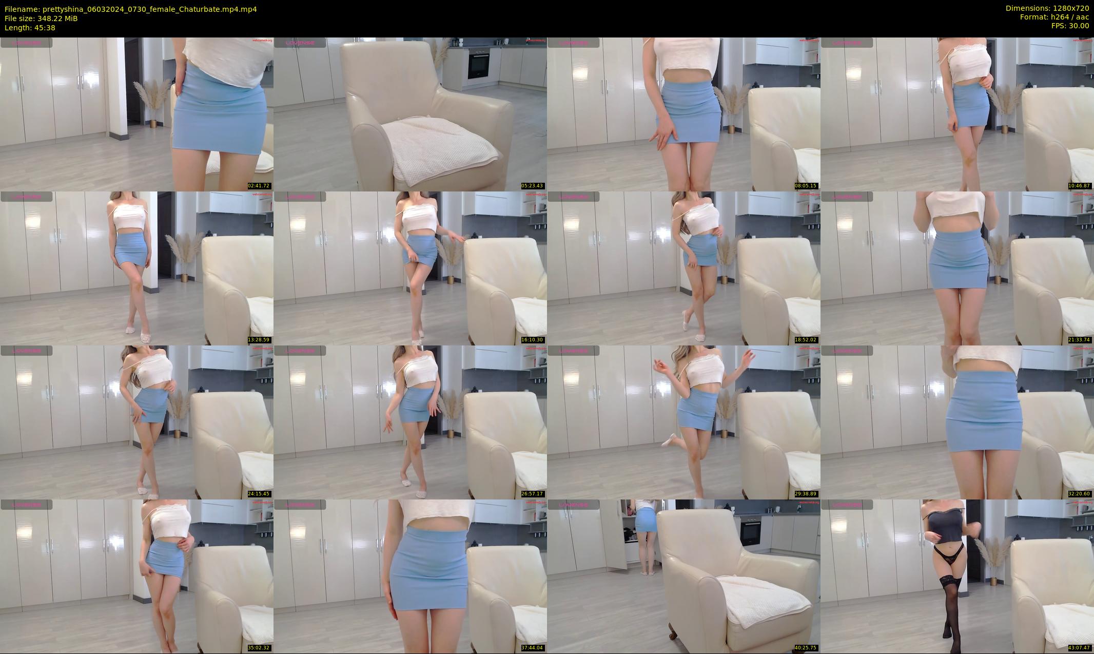 prettyshina — 46 minute Chaturbate female cam show recording, 720p, Mar 6, 2024