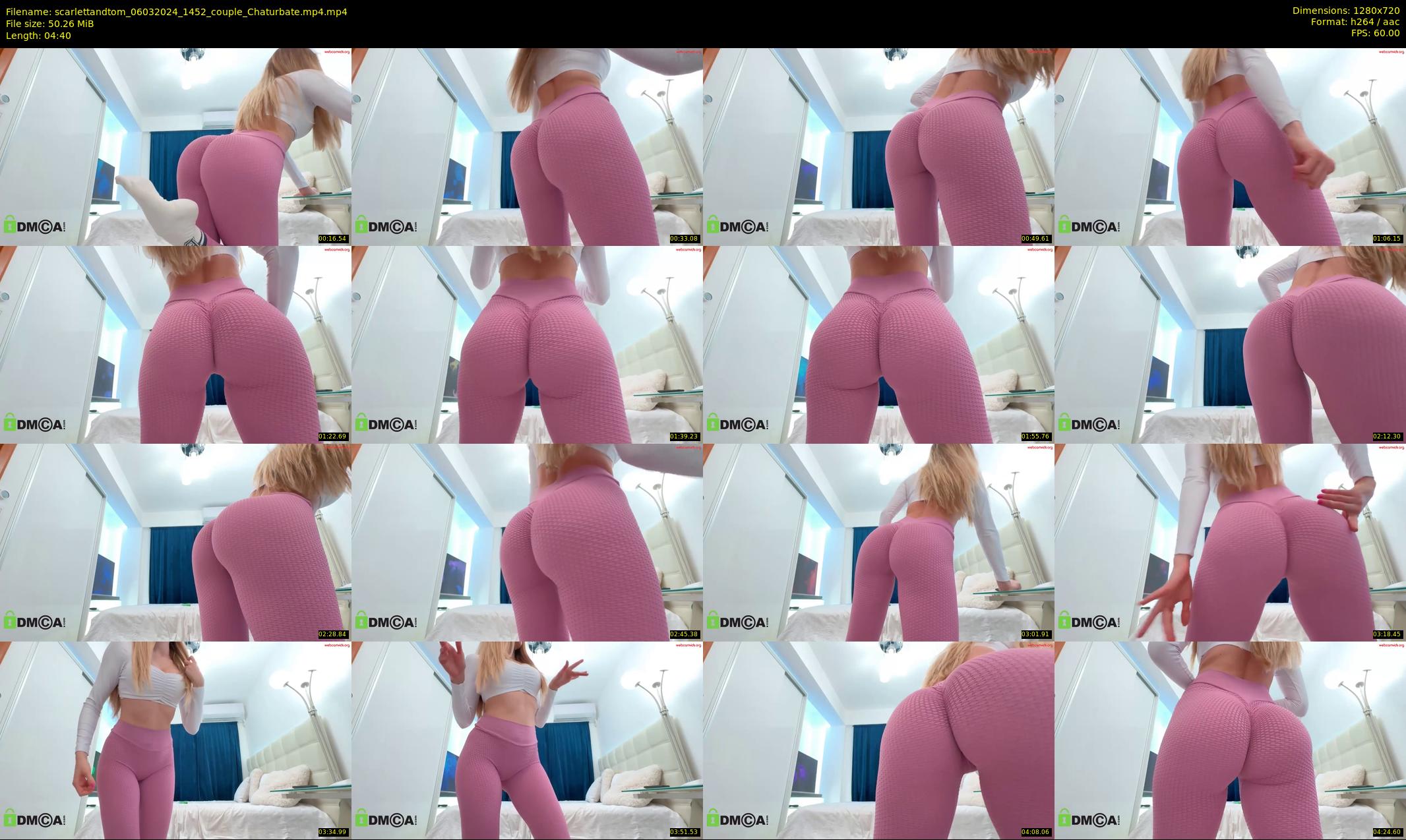 scarlettandtom — 5 minute Chaturbate couple cam show recording, 720p, Mar 6, 2024