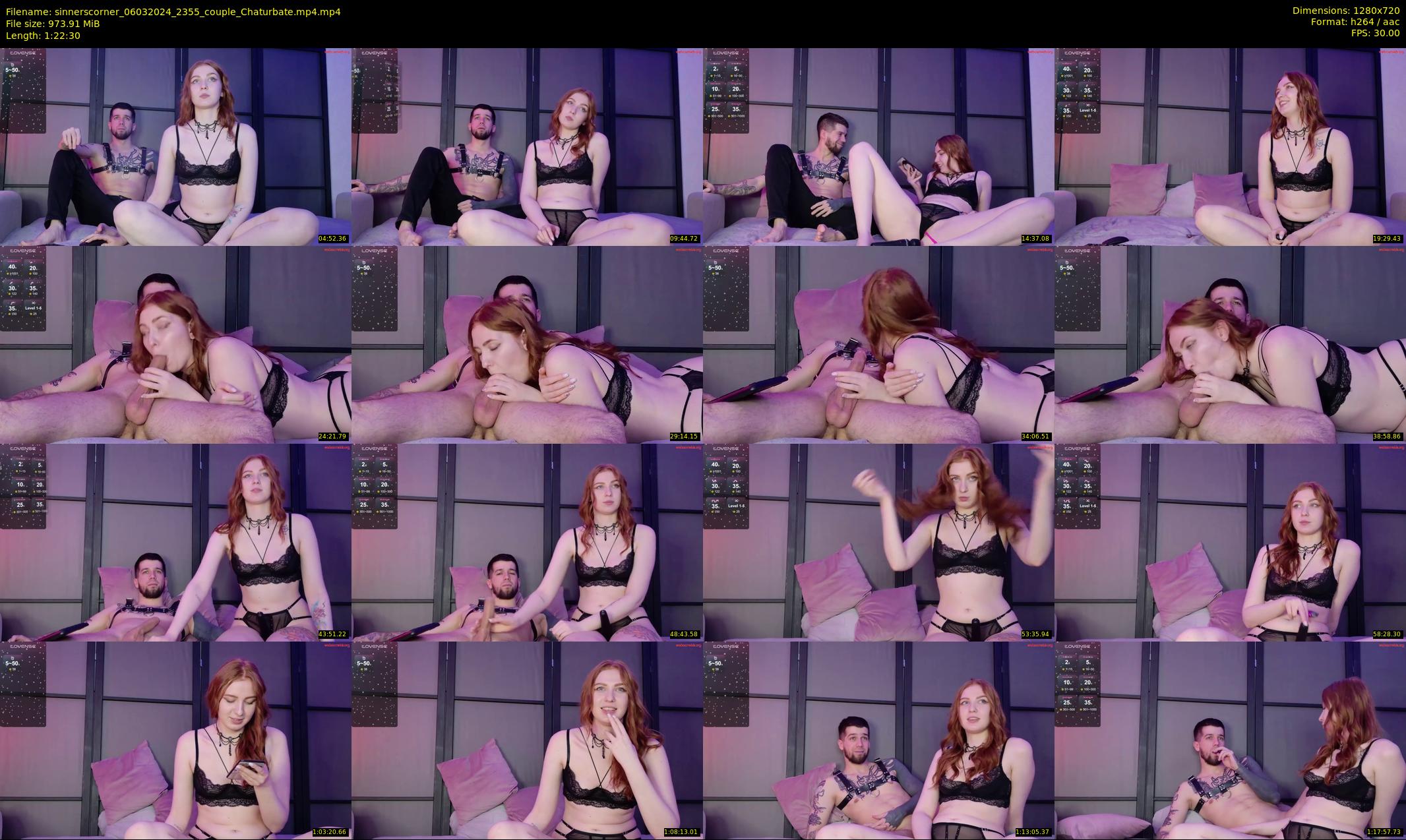 sinnerscorner — 83 minute Chaturbate couple cam show recording, 720p, Mar 6, 2024
