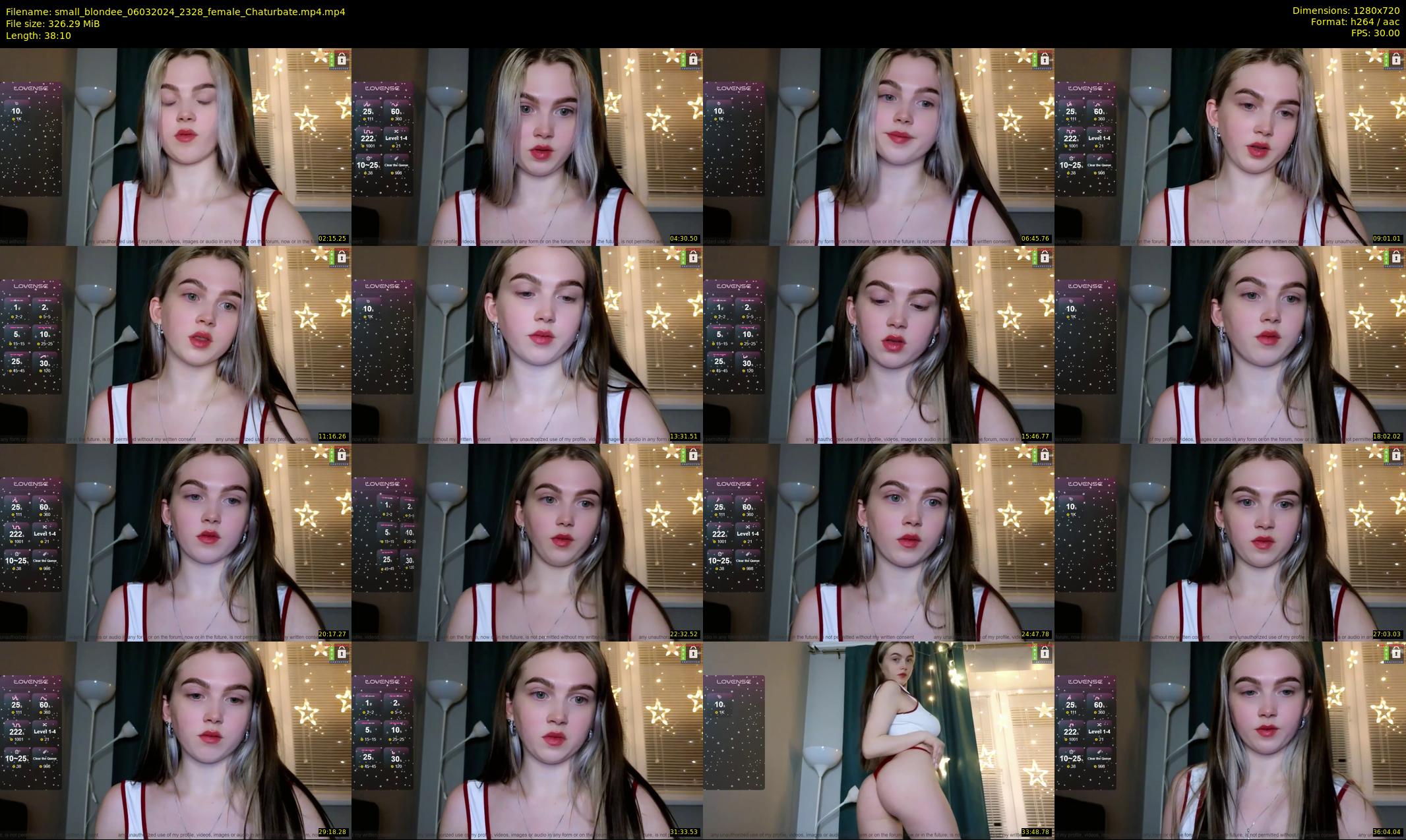 small_blondee — 39 minute Chaturbate female cam show recording, 720p, Mar 6, 2024