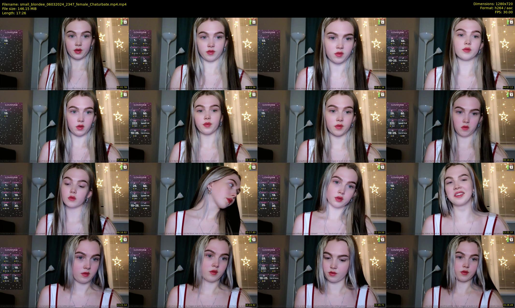 small_blondee — 18 minute Chaturbate female cam show recording, 720p, Mar 6, 2024