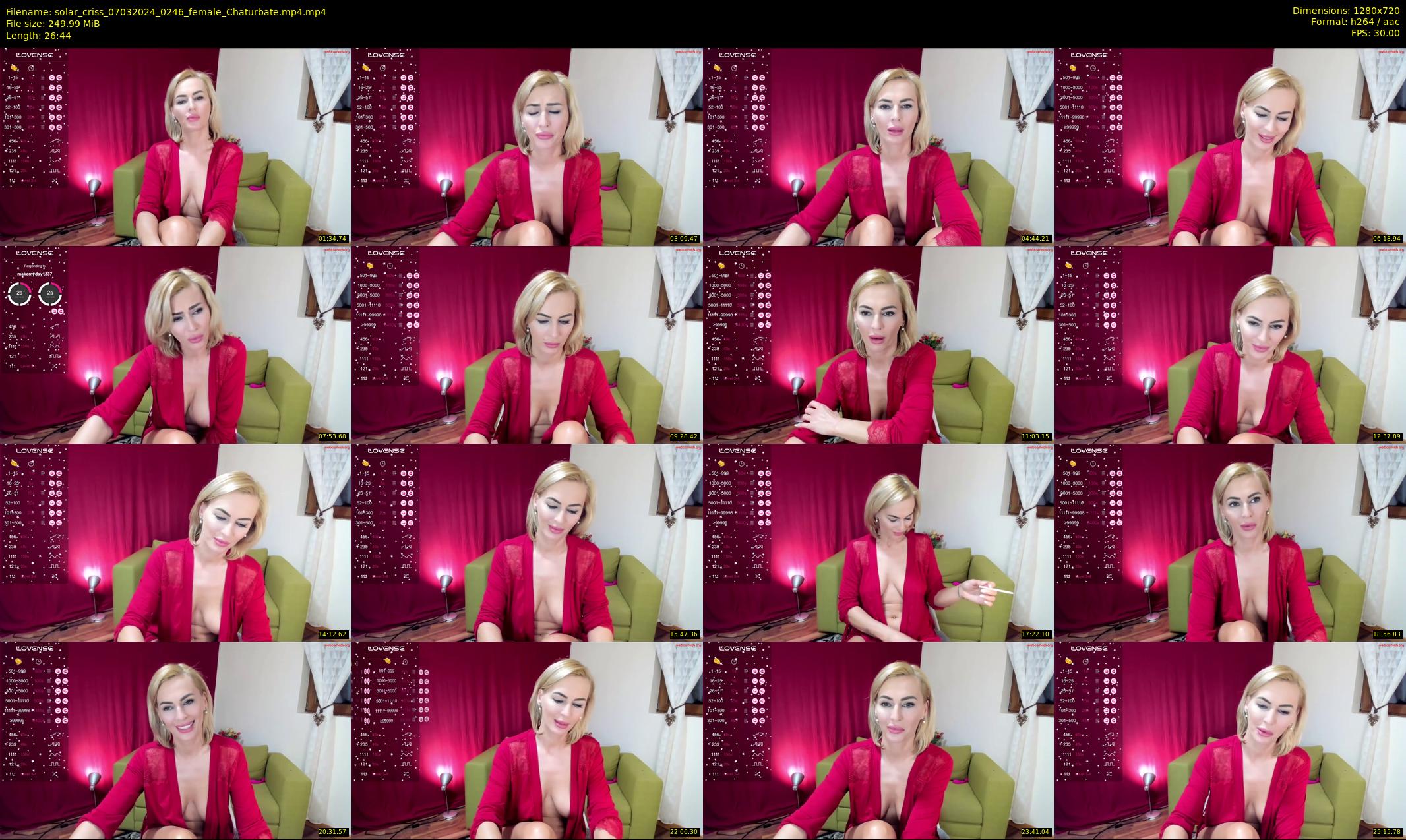 solar_criss — 27 minute Chaturbate female cam show recording, 720p, Mar 7, 2024