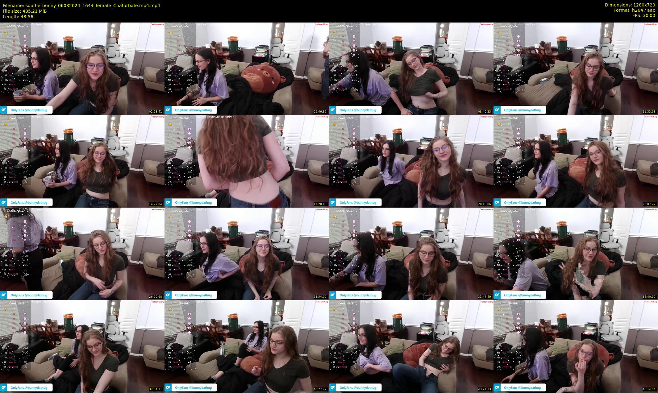 southerbunny — 49 minute Chaturbate female cam show recording, 720p, Mar 6, 2024
