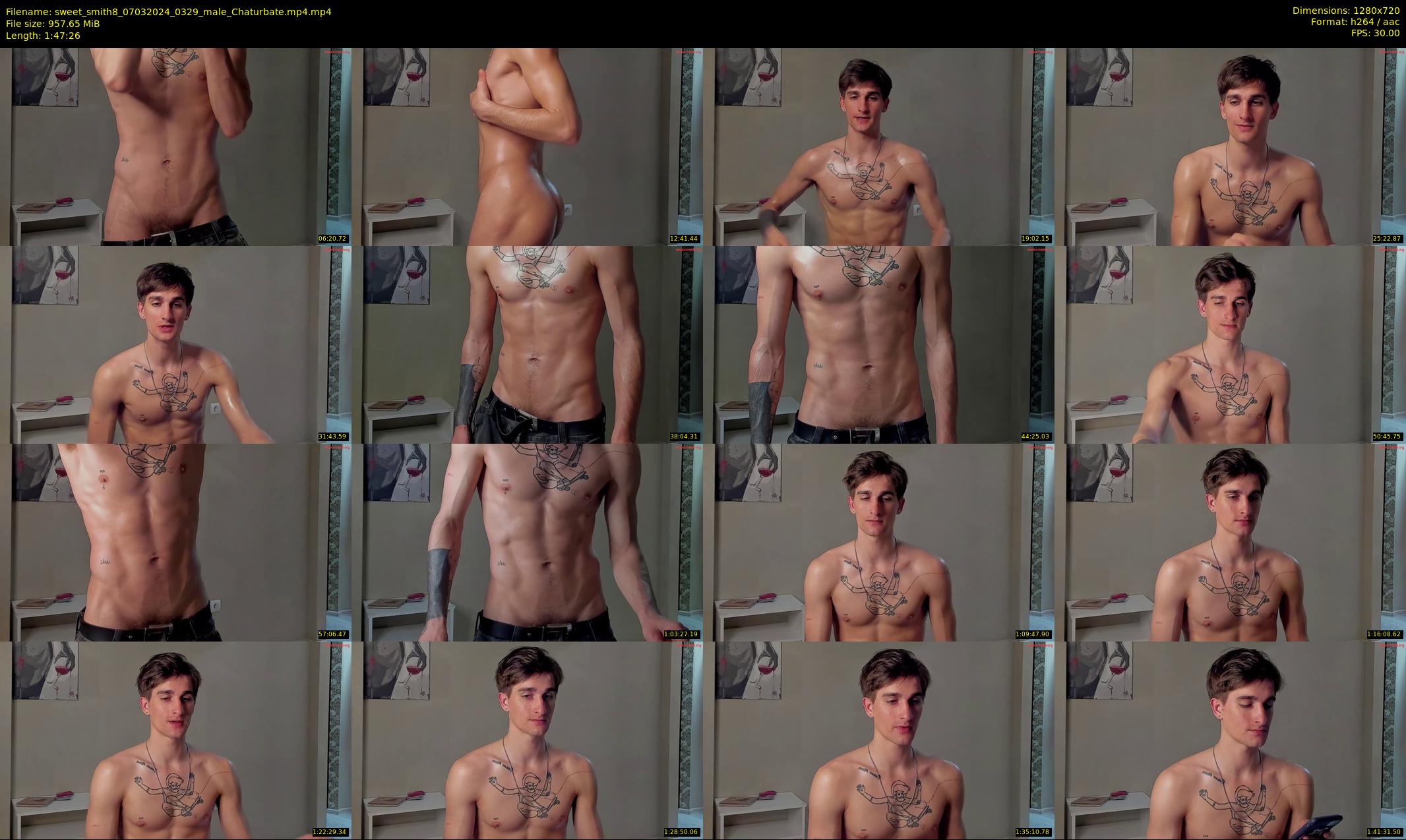 sweet_smith8 — 108 minute Chaturbate male cam show recording, 720p, Mar 7, 2024
