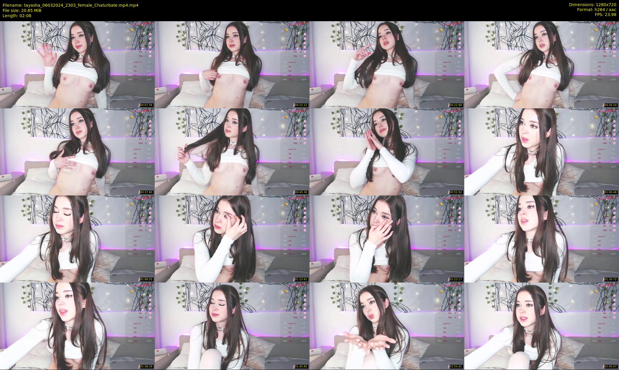 tayasha — 3 minute Chaturbate female cam show recording, 720p, Mar 6, 2024