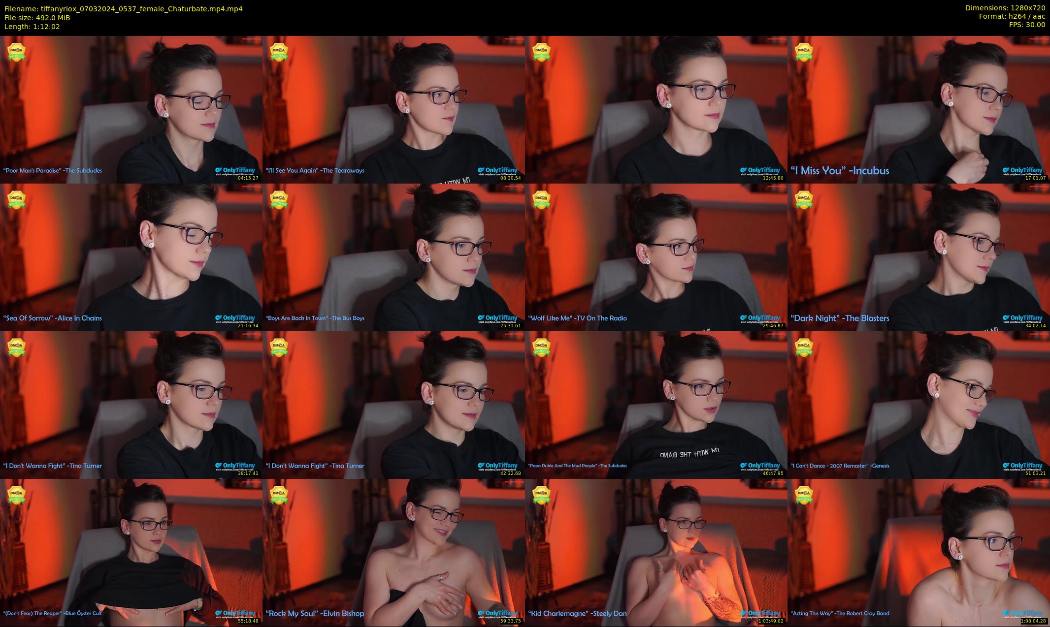 tiffanyriox — 73 minute Chaturbate female cam show recording, 720p, Mar 7, 2024
