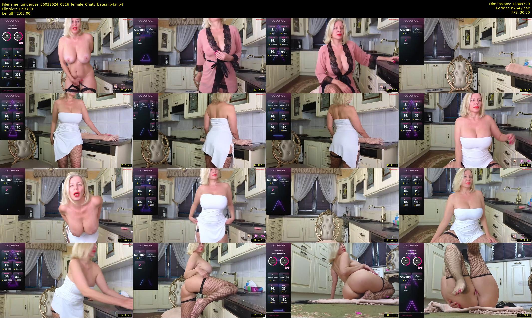 tunderose — 120 minute Chaturbate female cam show recording, 720p, Mar 6, 2024