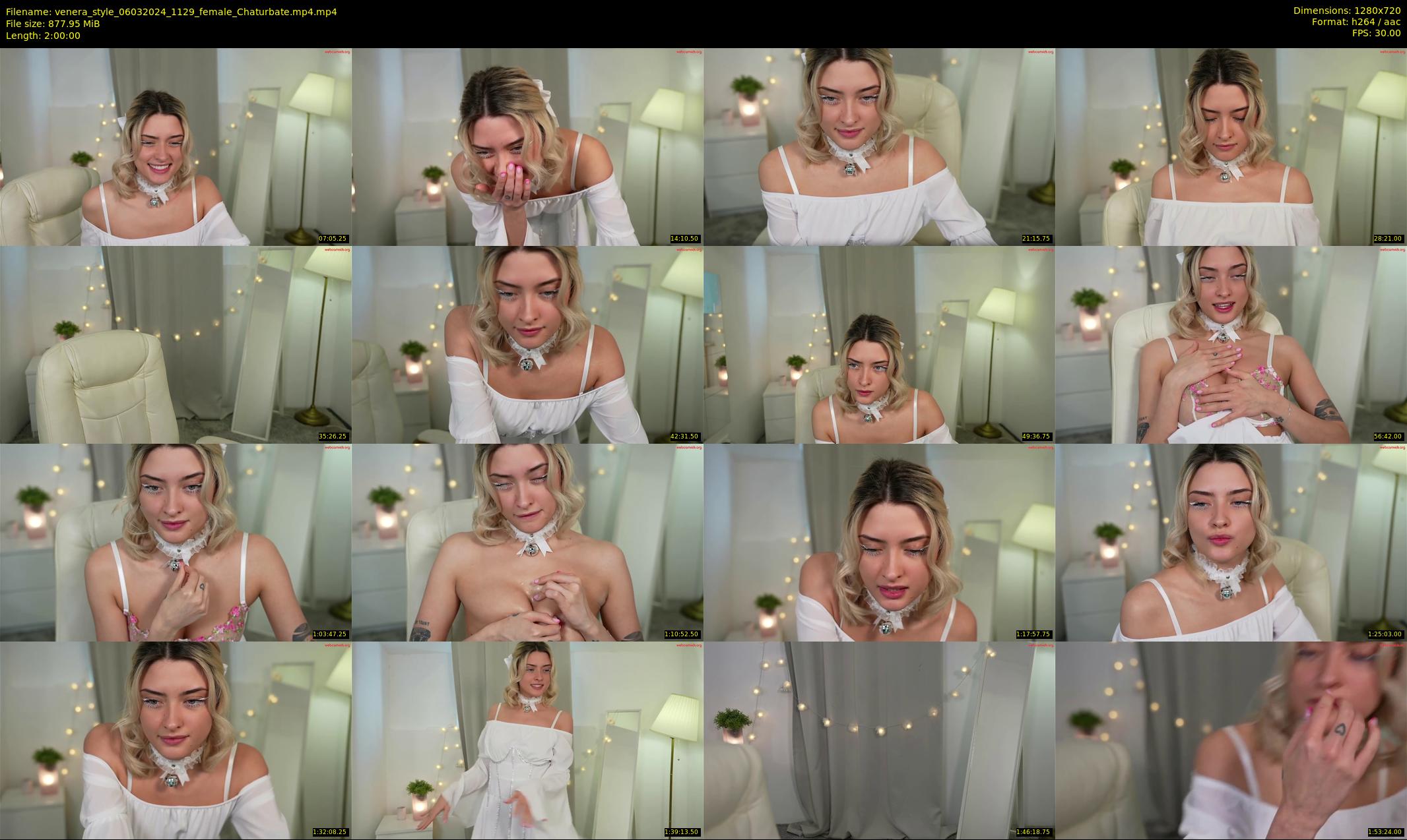 venera_style — 120 minute Chaturbate female cam show recording, 720p, Mar 6, 2024