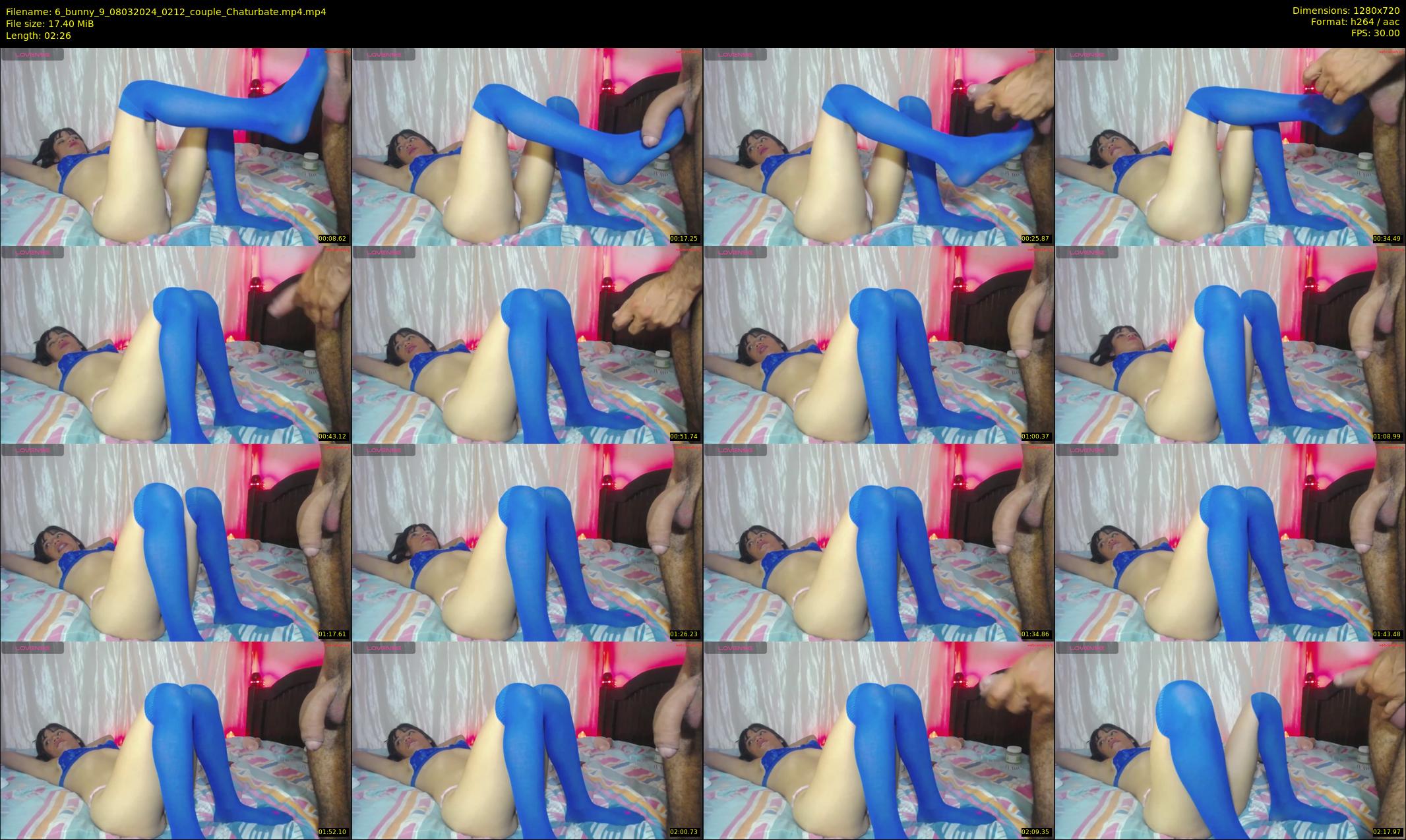 6_bunny_9 — 3 minute Chaturbate couple cam show recording, 720p, Mar 8, 2024