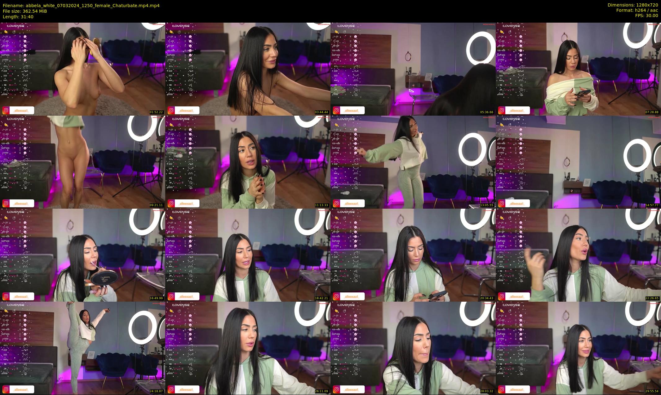 abbela_white — 32 minute Chaturbate female cam show recording, 720p, Mar 7, 2024