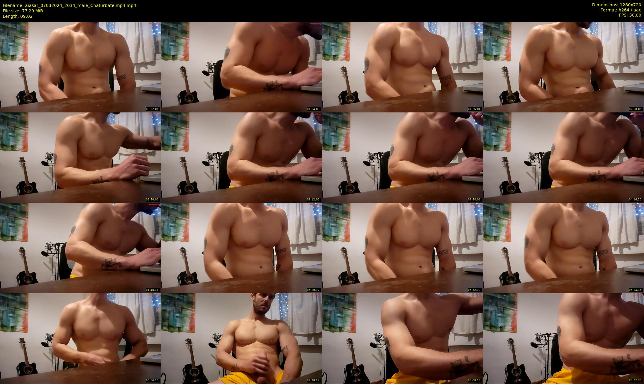 aiasar — 10 minute Chaturbate male cam show recording, 720p, Mar 7, 2024