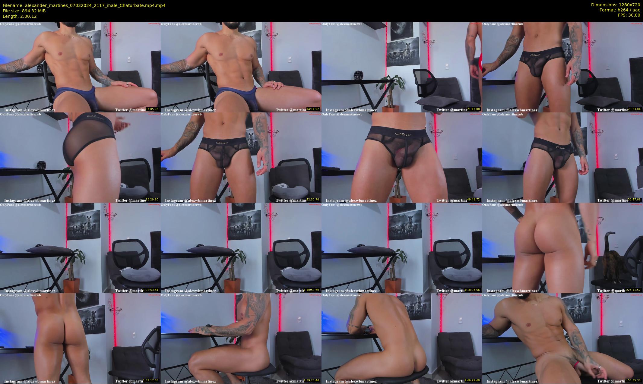 alexander_martines — 121 minute Chaturbate male cam show recording, 720p, Mar 7, 2024