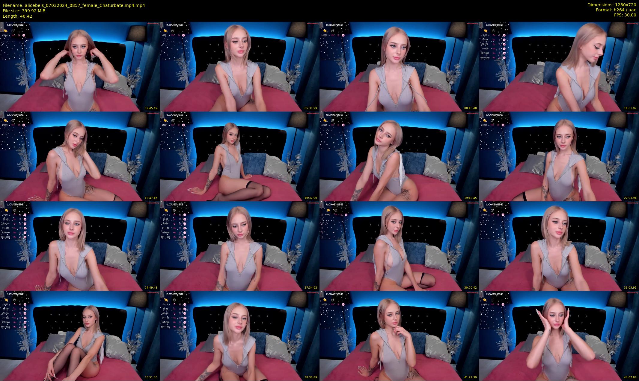 alicebels — 47 minute Chaturbate female cam show recording, 720p, Mar 7, 2024