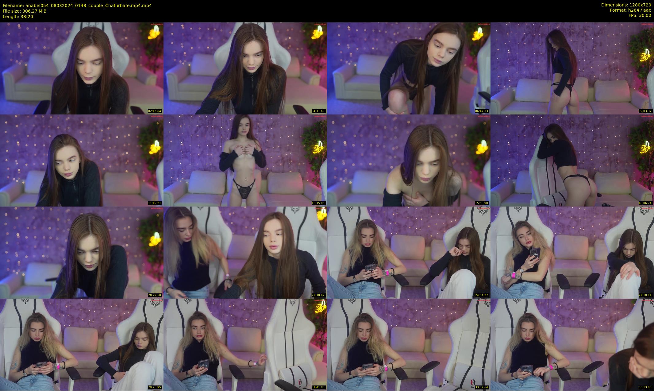 anabel054 — 39 minute Chaturbate female cam show recording, 720p, Mar 8, 2024
