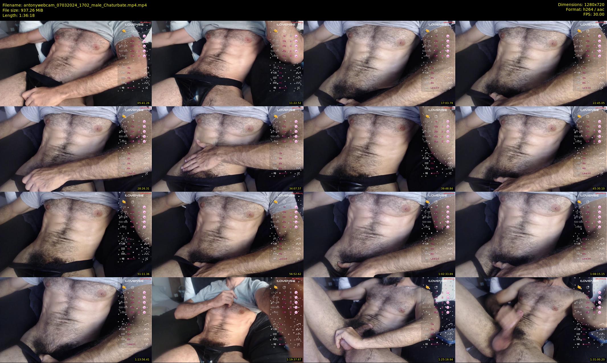antonywebcam — 97 minute Chaturbate male cam show recording, 720p, Mar 7, 2024