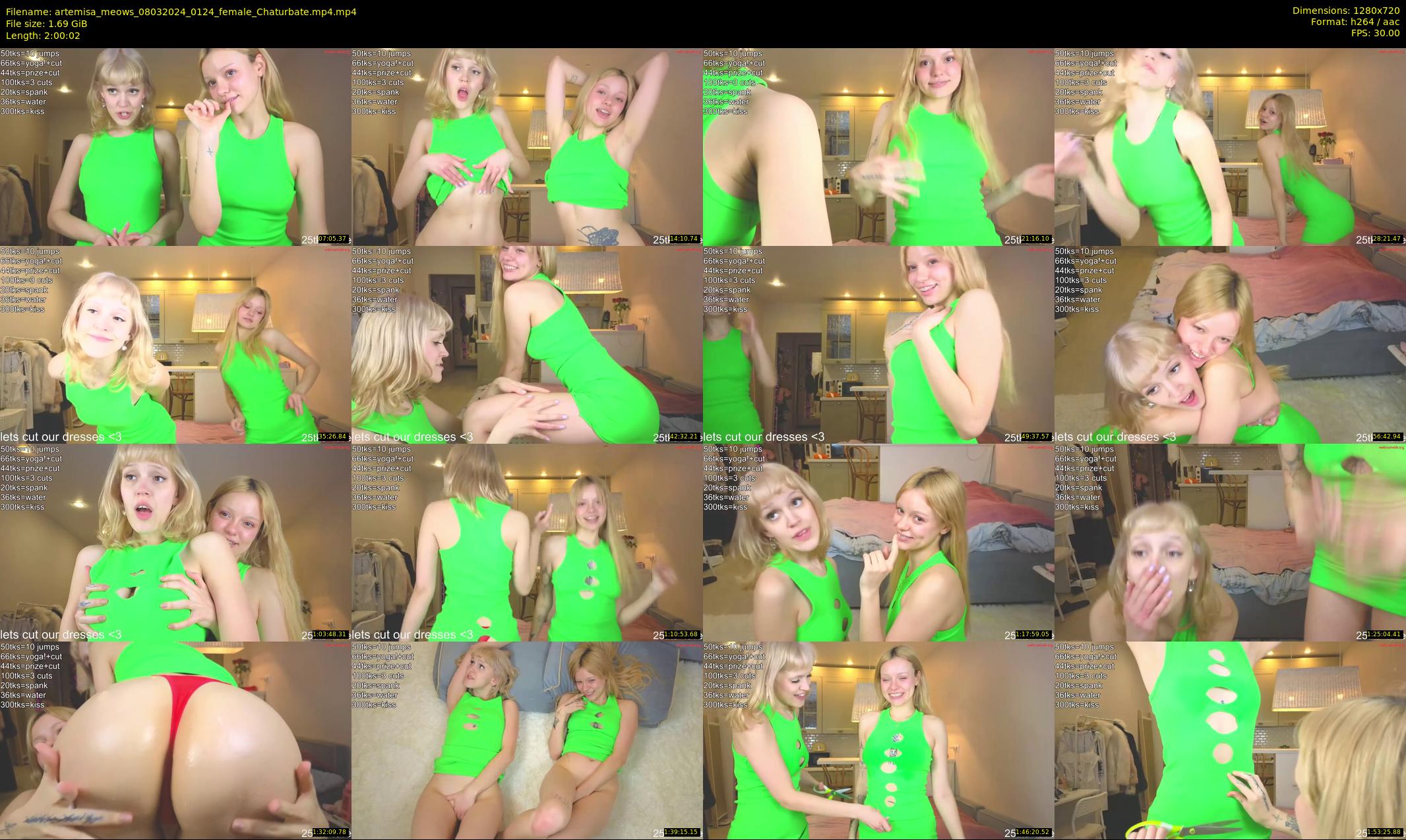 artemisa_meows — 121 minute Chaturbate couple cam show recording, 720p, Mar 8, 2024