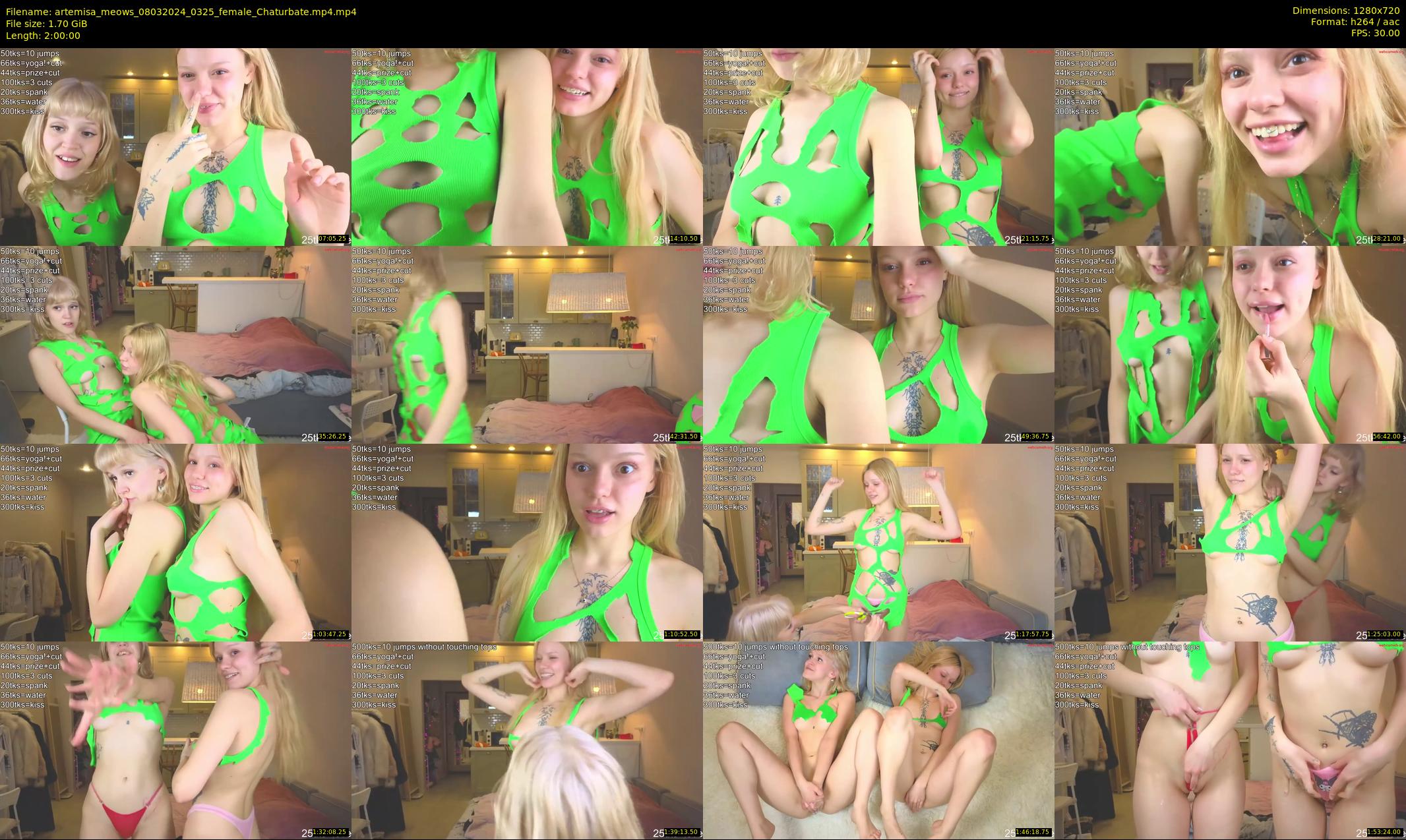 artemisa_meows — 120 minute Chaturbate couple cam show recording, 720p, Mar 8, 2024