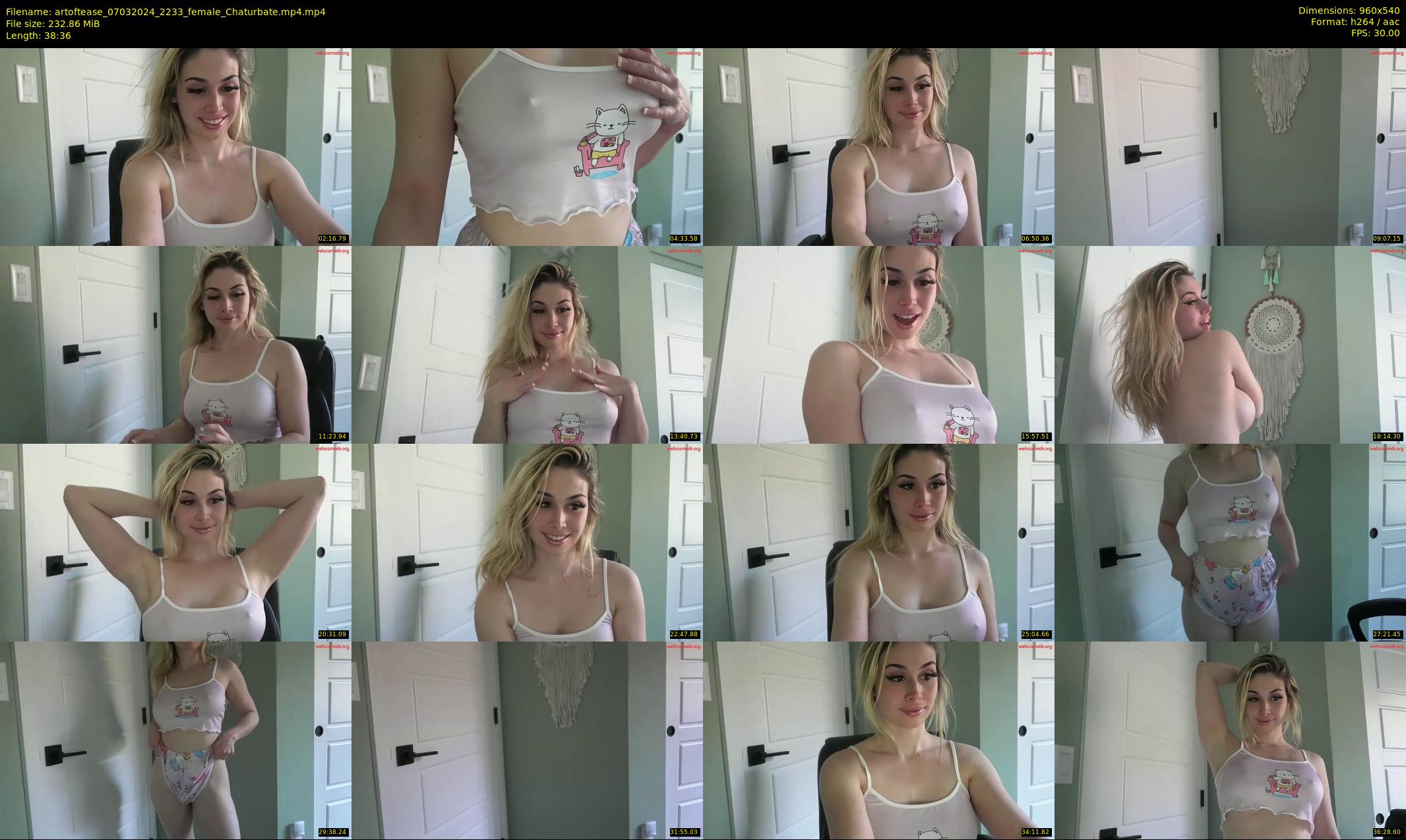 artoftease — 39 minute Chaturbate female cam show recording, 480p, Mar 7, 2024