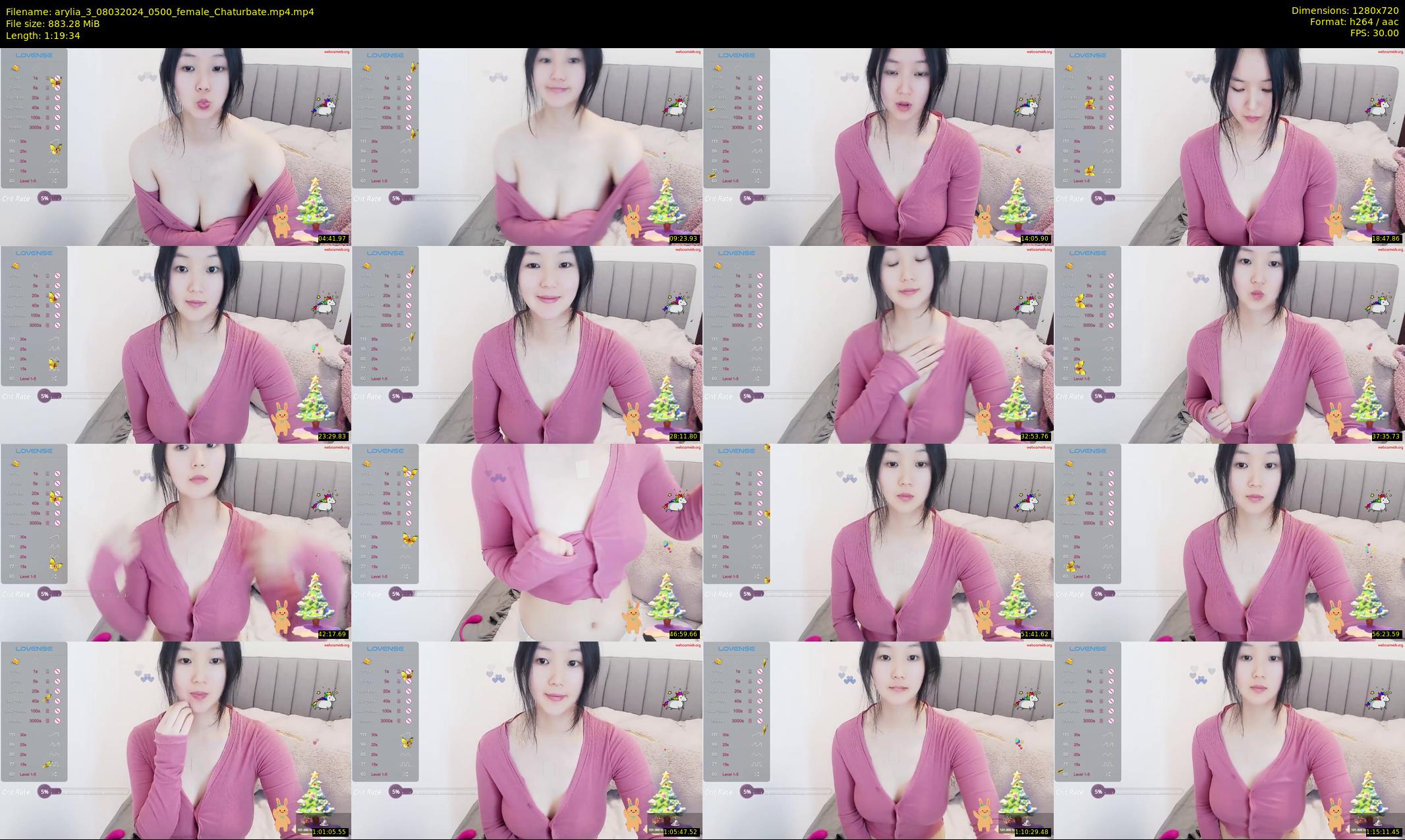 arylia_3 — 80 minute Chaturbate female cam show recording, 720p, Mar 8, 2024