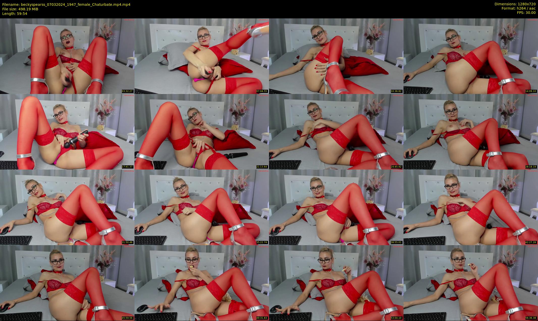 beckyspearss — 60 minute Chaturbate female cam show recording, 720p, Mar 7, 2024