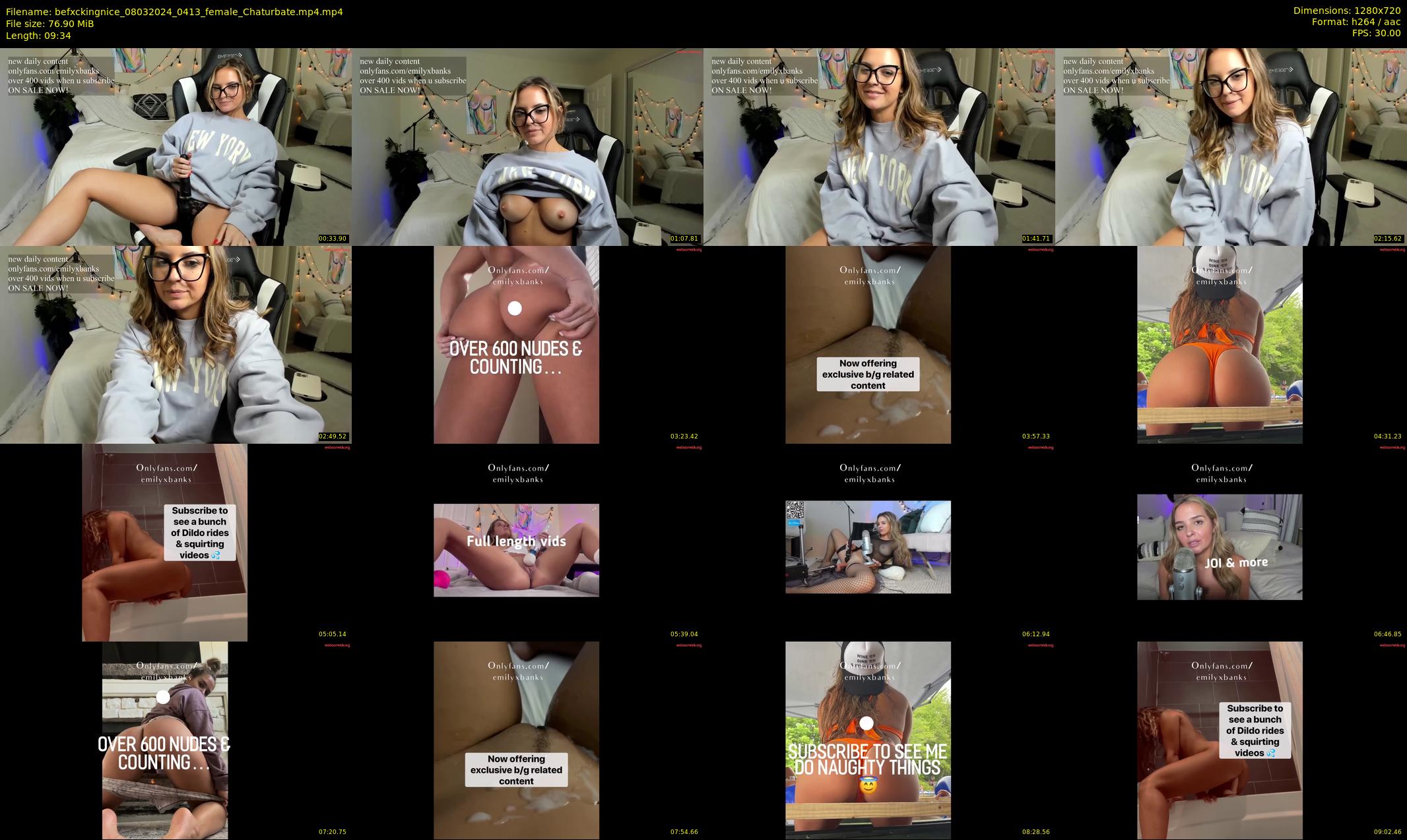 befxckingnice — 10 minute Chaturbate female cam show recording, 720p, Mar 8, 2024