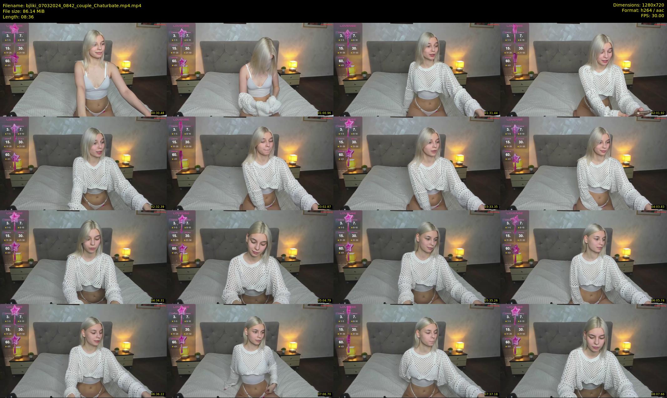 bjliki — 9 minute Chaturbate couple cam show recording, 720p, Mar 7, 2024