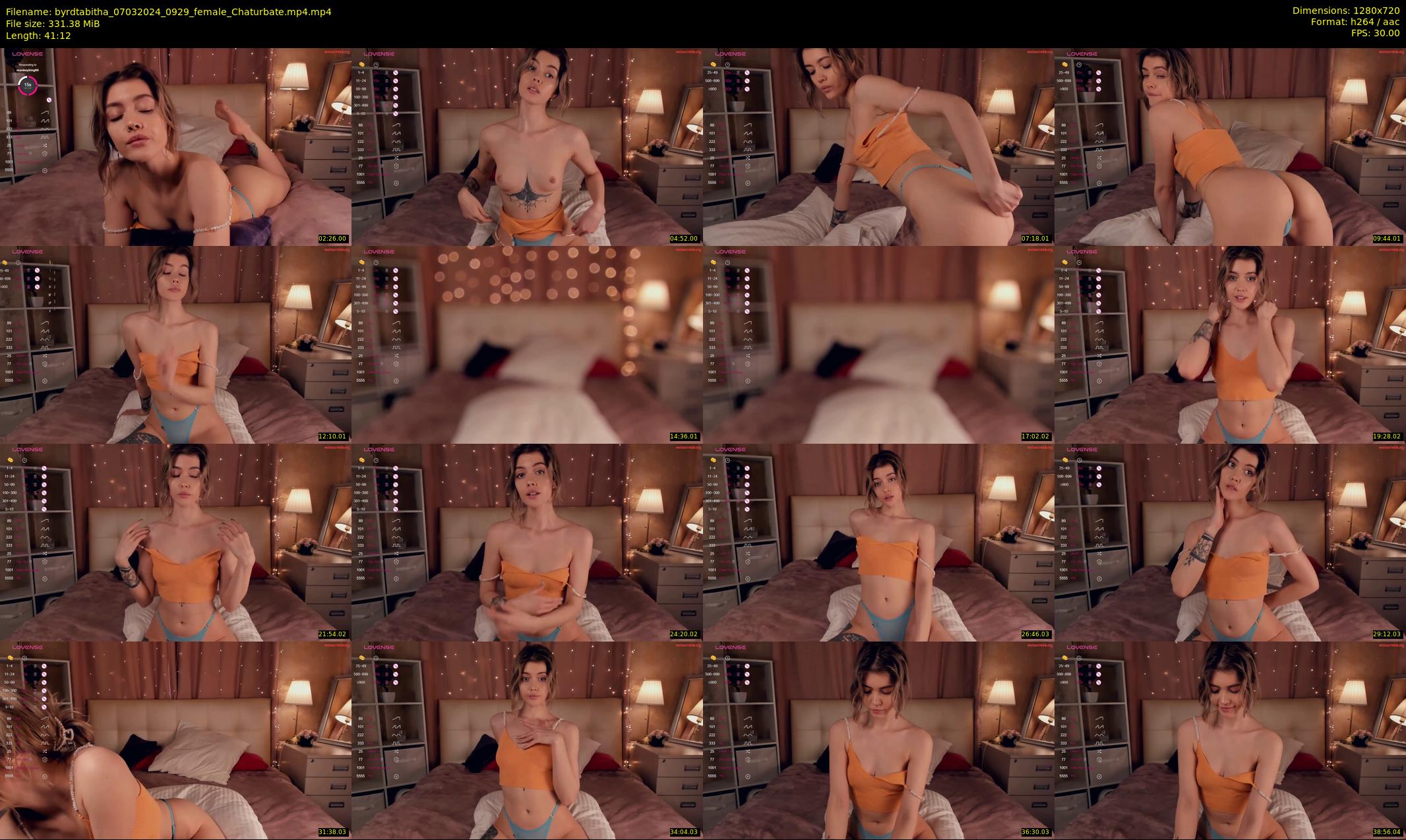 byrdtabitha — 42 minute Chaturbate female cam show recording, 720p, Mar 7, 2024