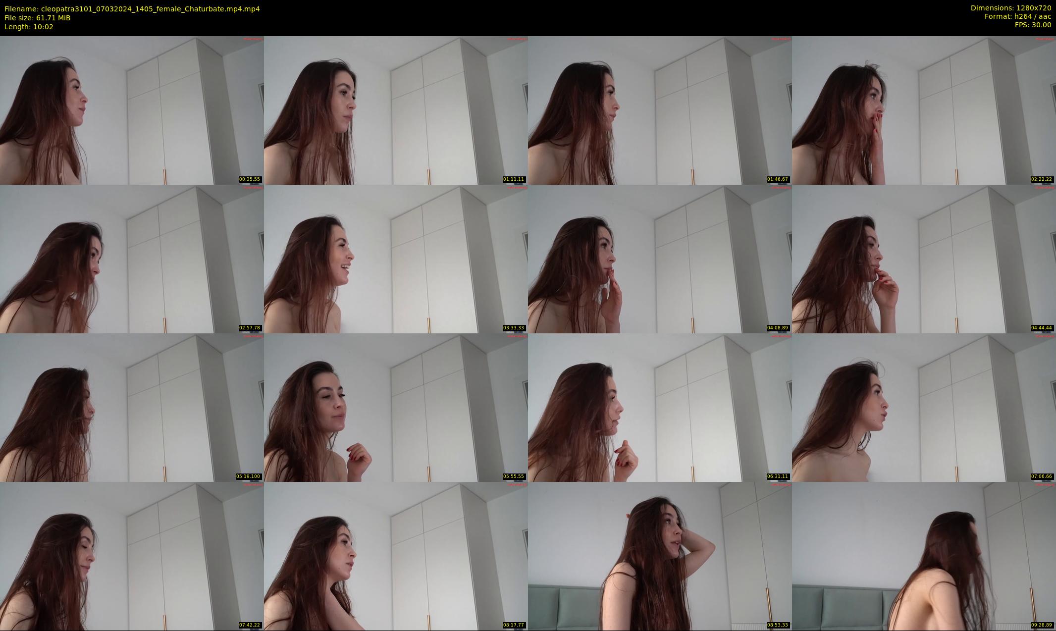 cleopatra3101 — 11 minute Chaturbate female cam show recording, 720p, Mar 7, 2024