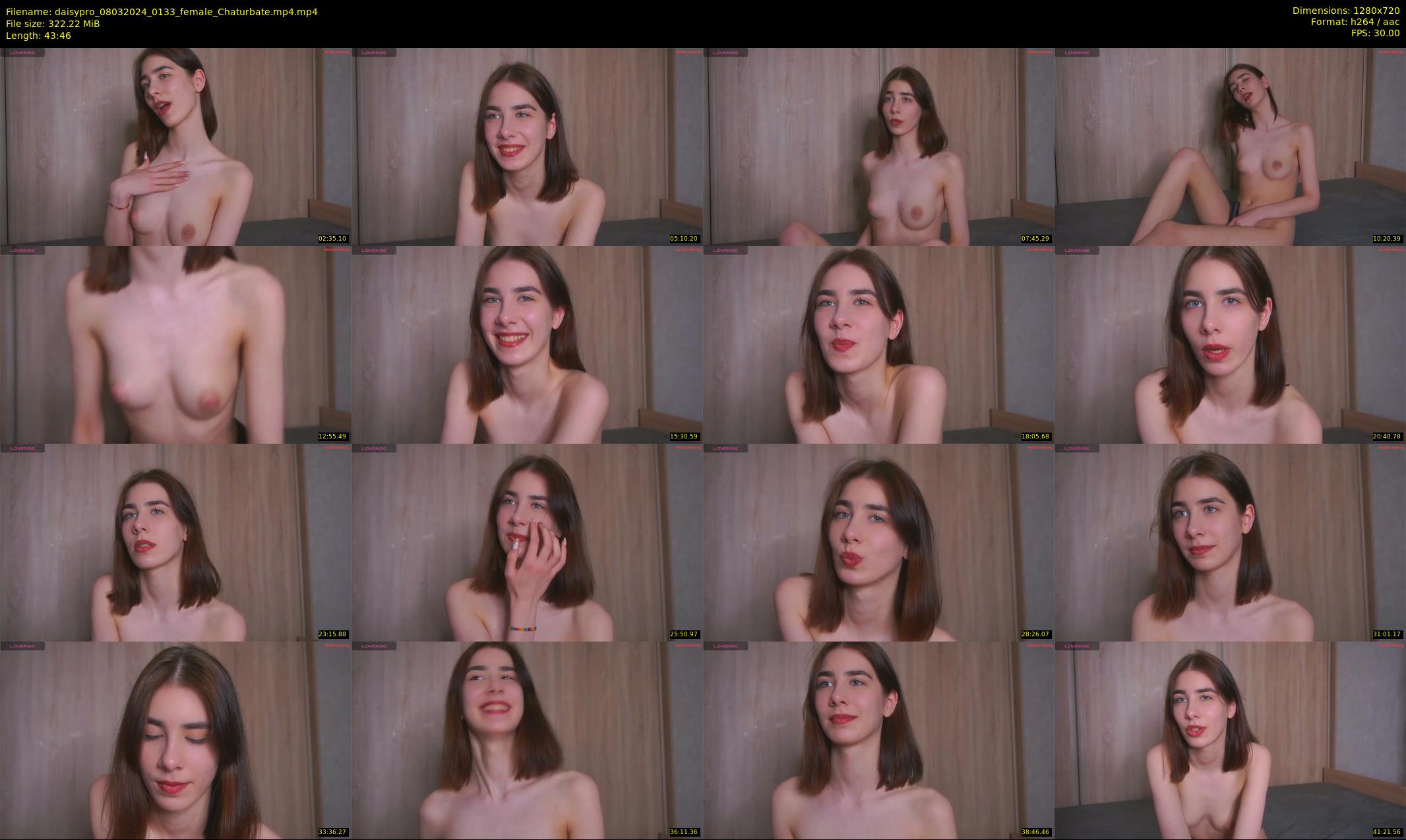 daisypro — 44 minute Chaturbate couple cam show recording, 720p, Mar 8, 2024