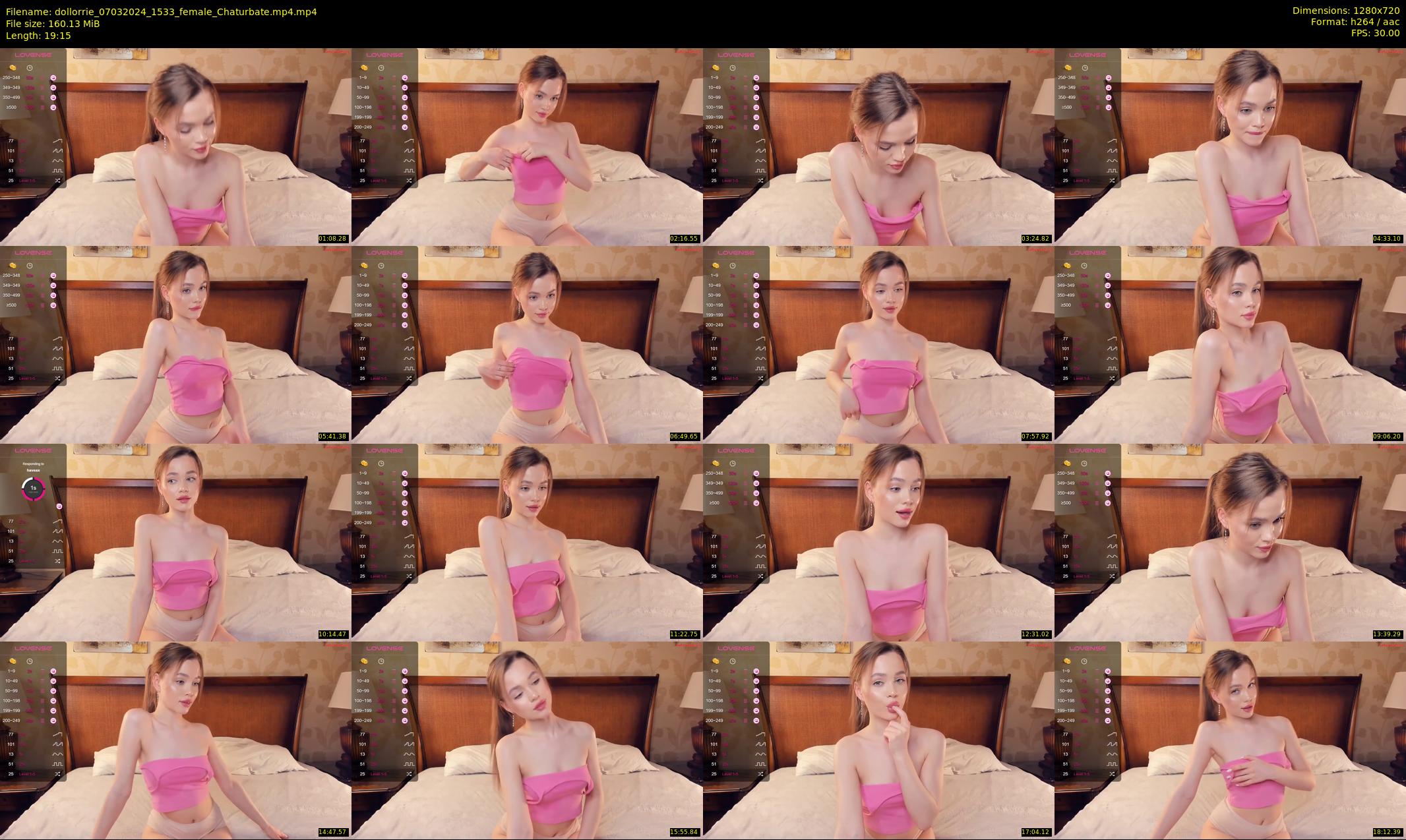dollorrie — 20 minute Chaturbate couple cam show recording, 720p, Mar 7, 2024