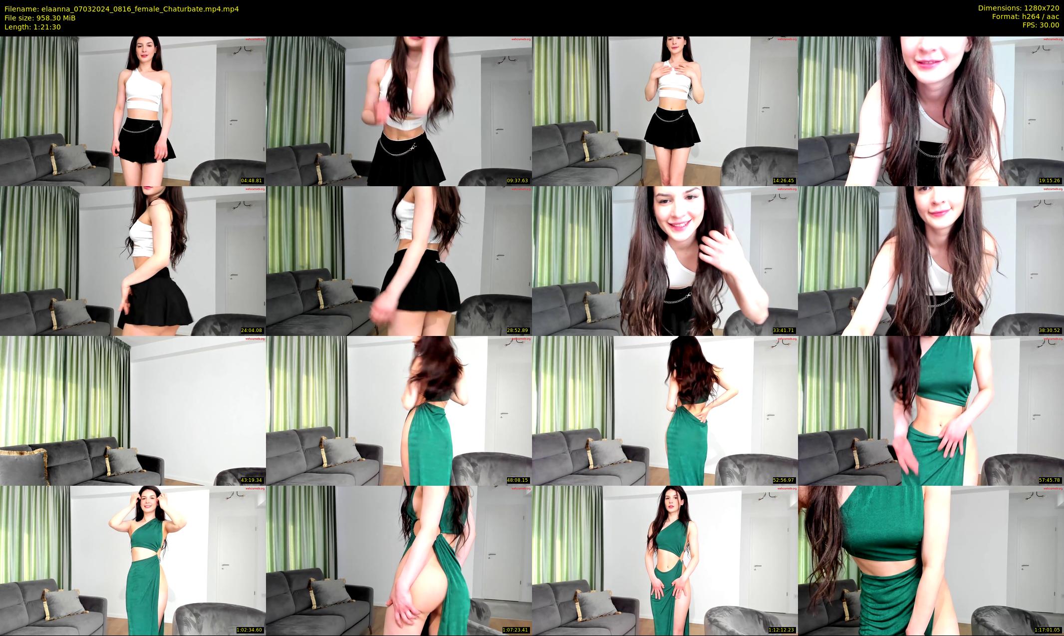 elaanna — 82 minute Chaturbate female cam show recording, 720p, Mar 7, 2024