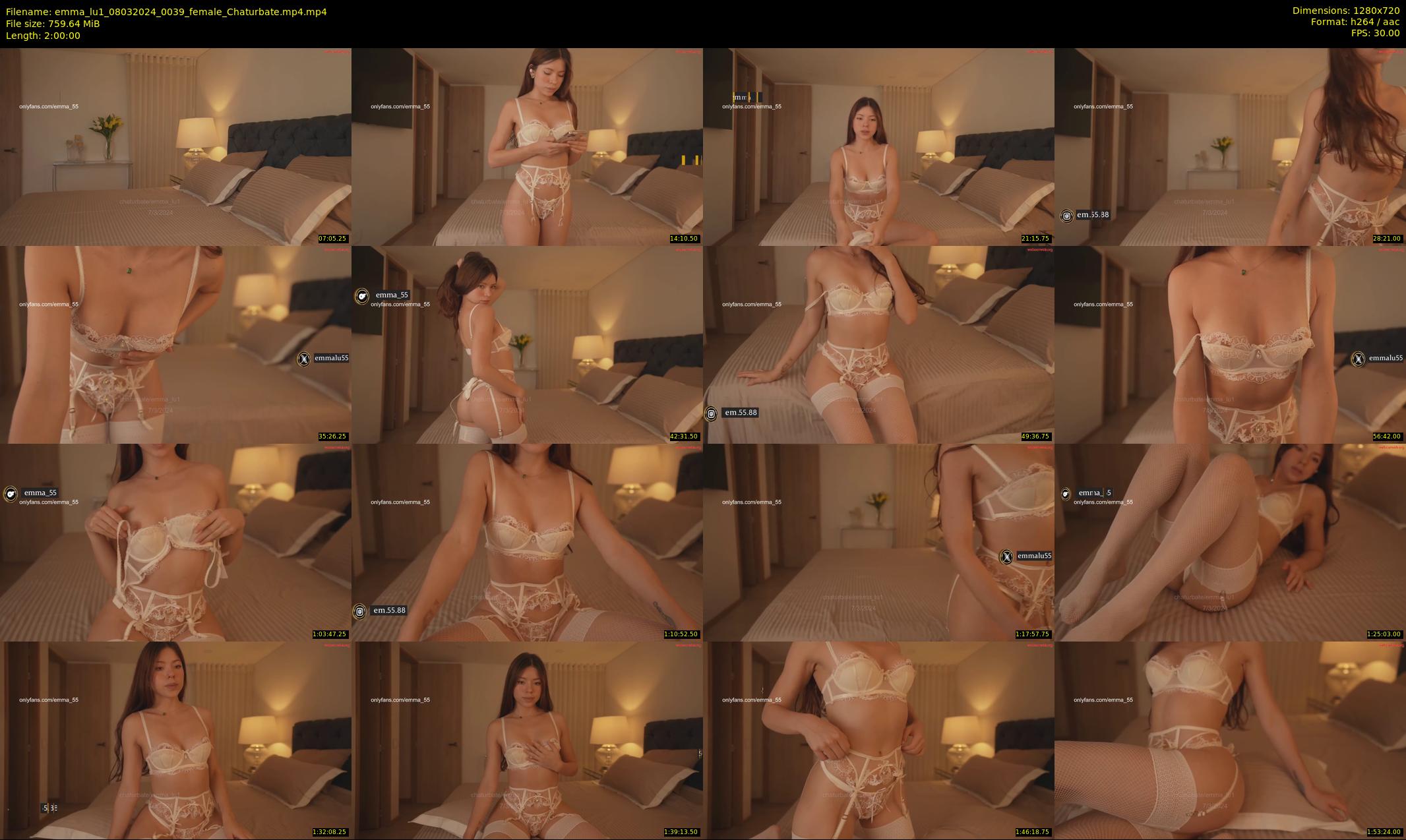 emma_lu1 — 120 minute Chaturbate female cam show recording, 720p, Mar 8, 2024