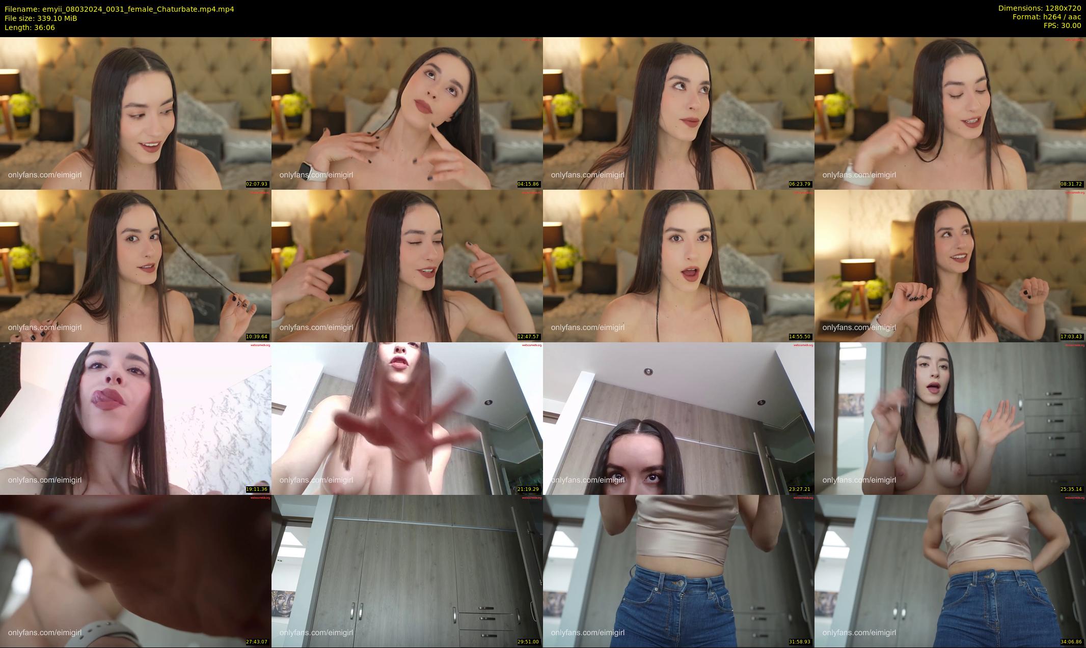 emyii — 37 minute Chaturbate female cam show recording, 720p, Mar 8, 2024